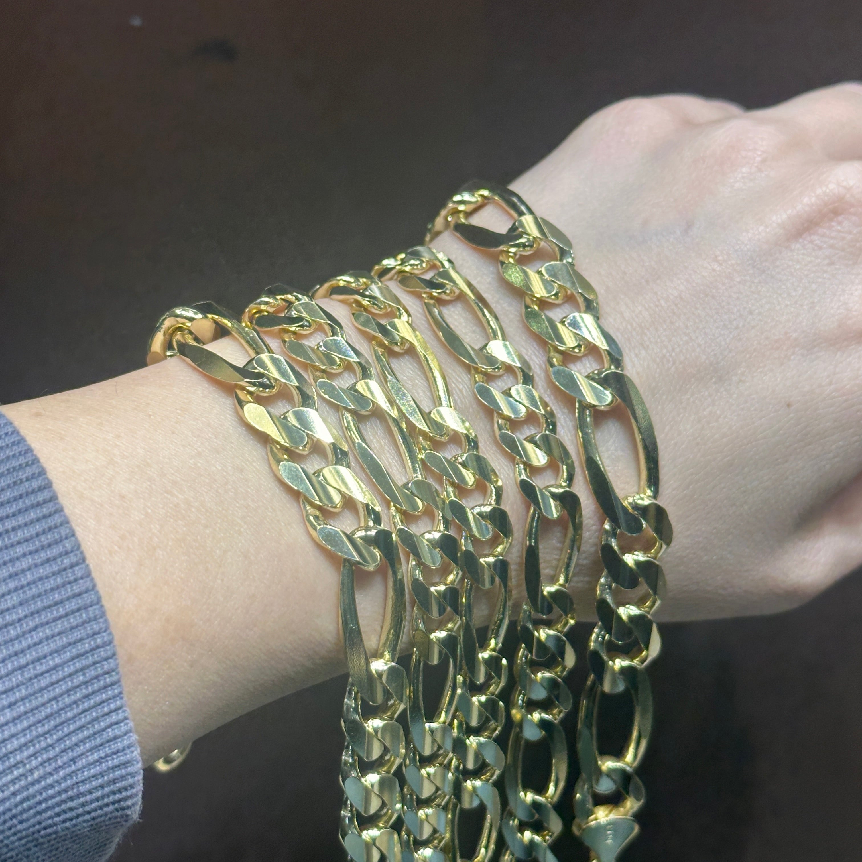 11.6MM Figaro Bracelet