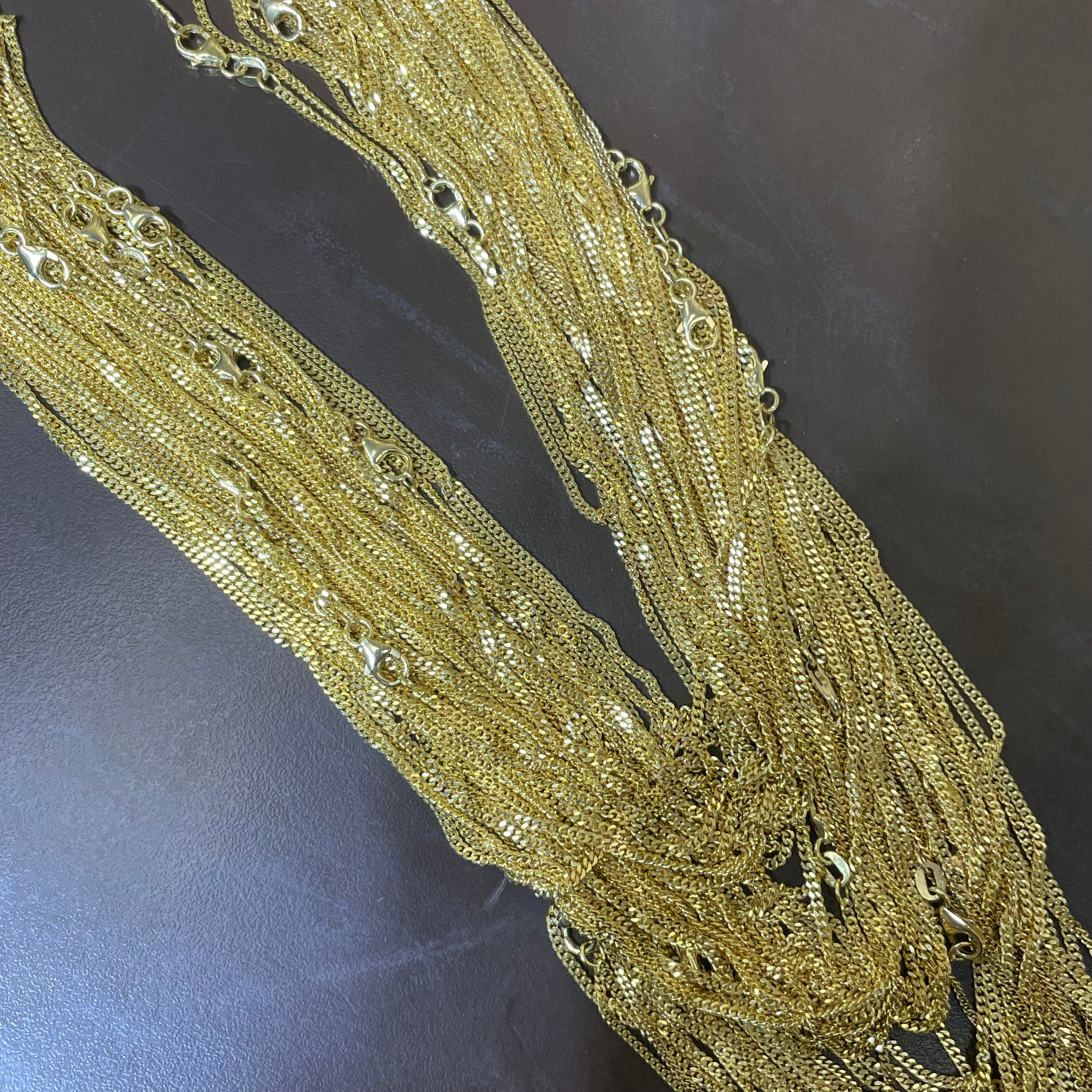 1.0MM Baby Curb Chain - Saints Gold Co.