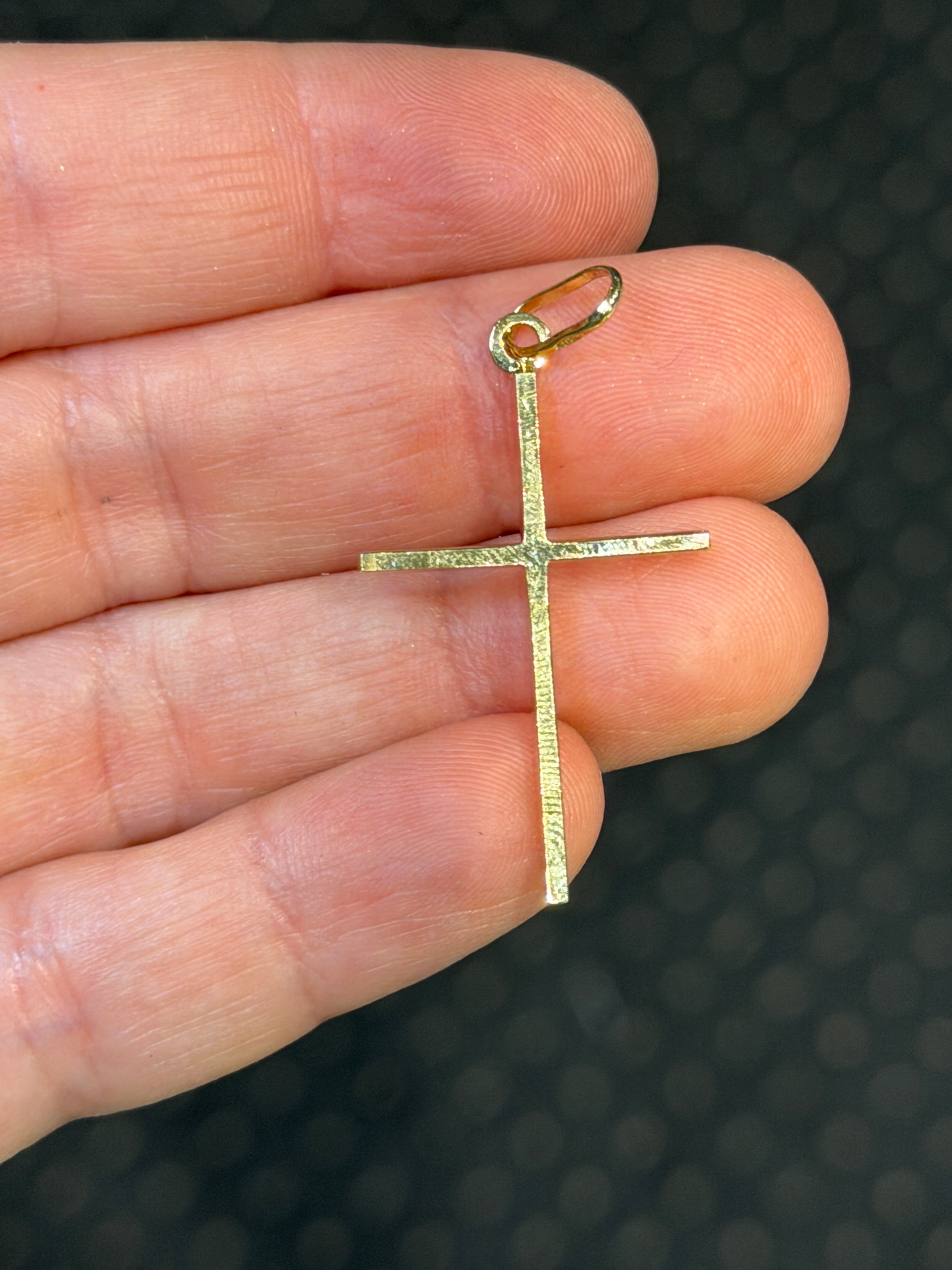 Extra Slim 14K Gold Cross