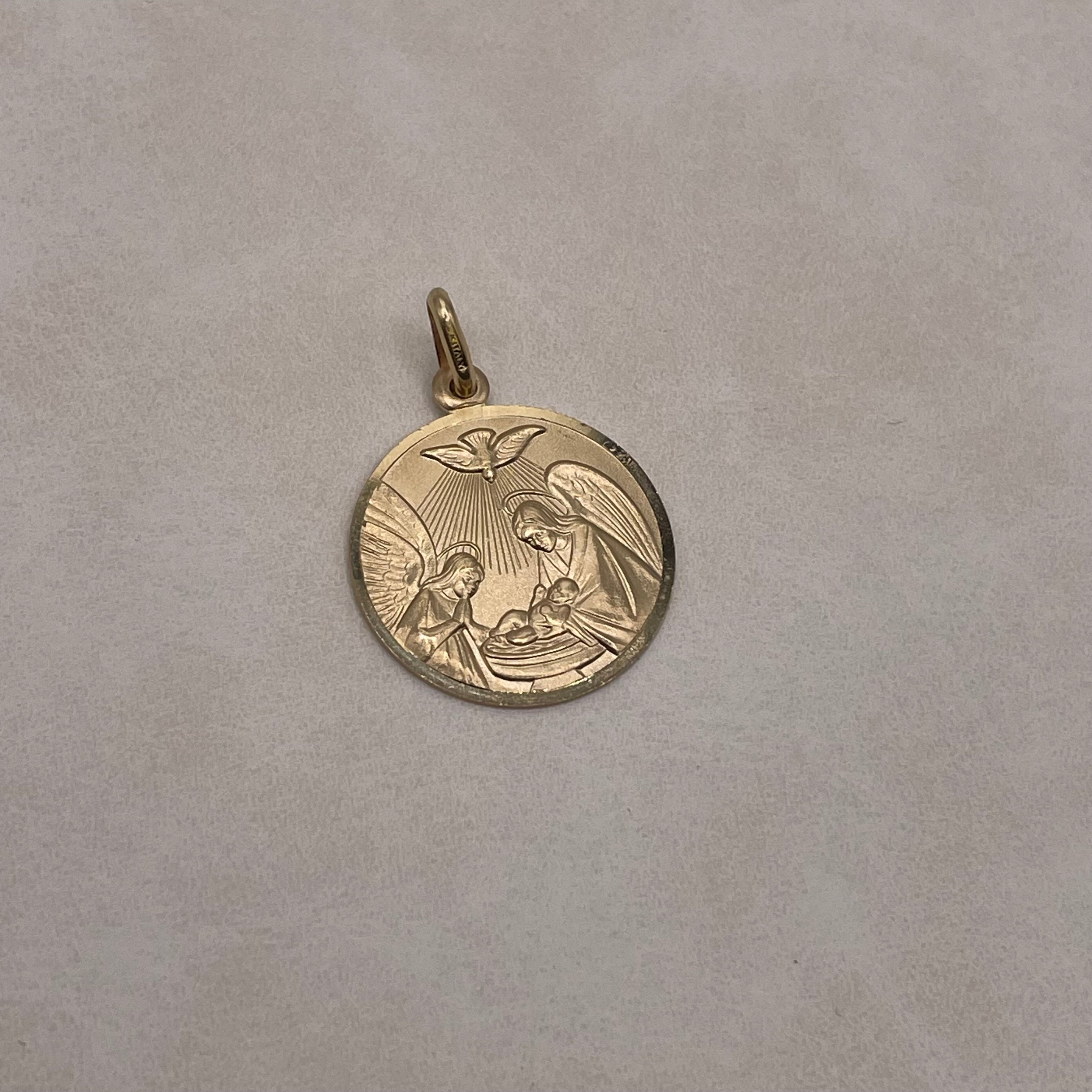 Baptism Pendant 14K - Saints Gold Co.
