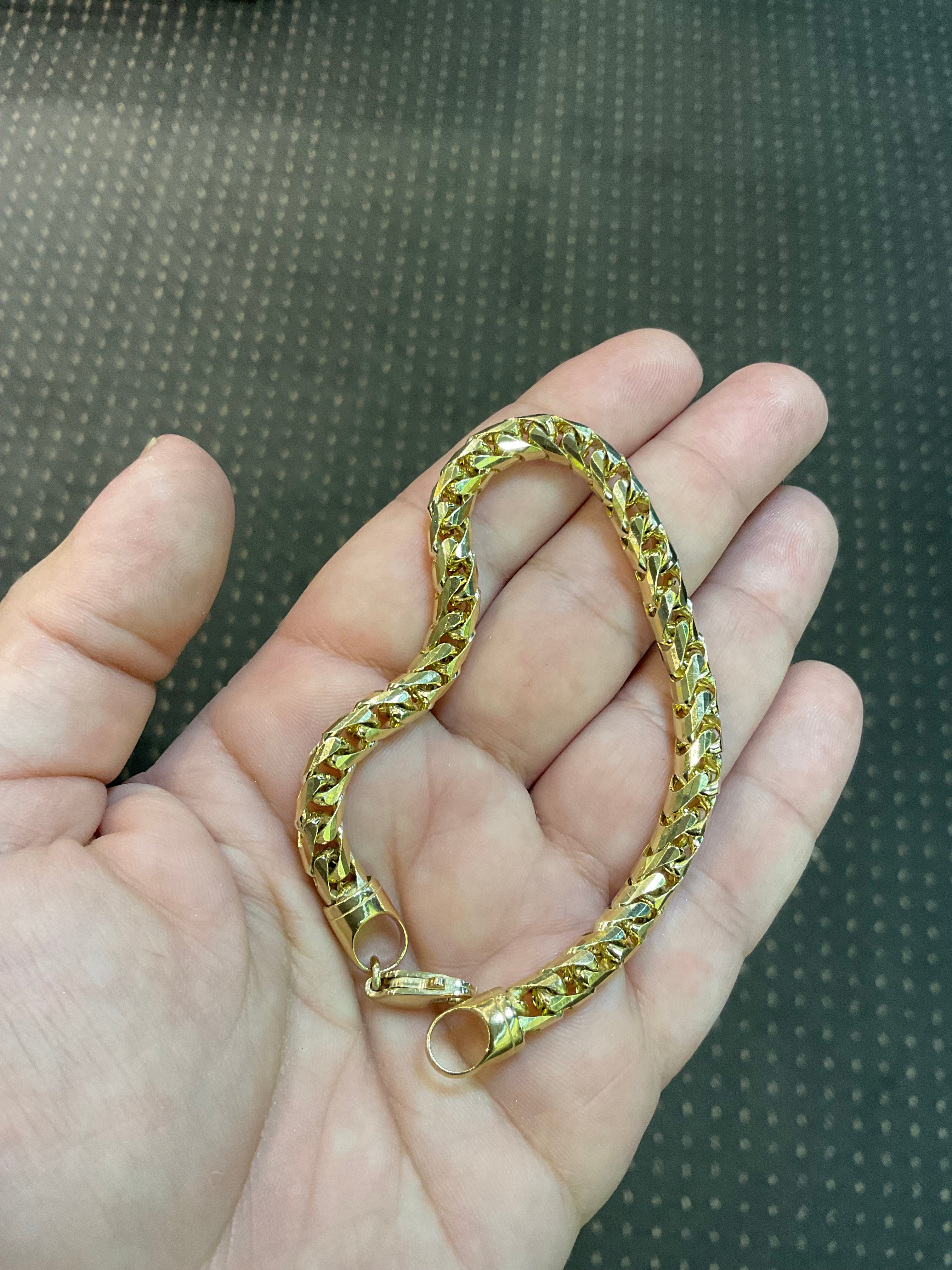 5.8MM USA Franco Bracelet (Diamond Cut)