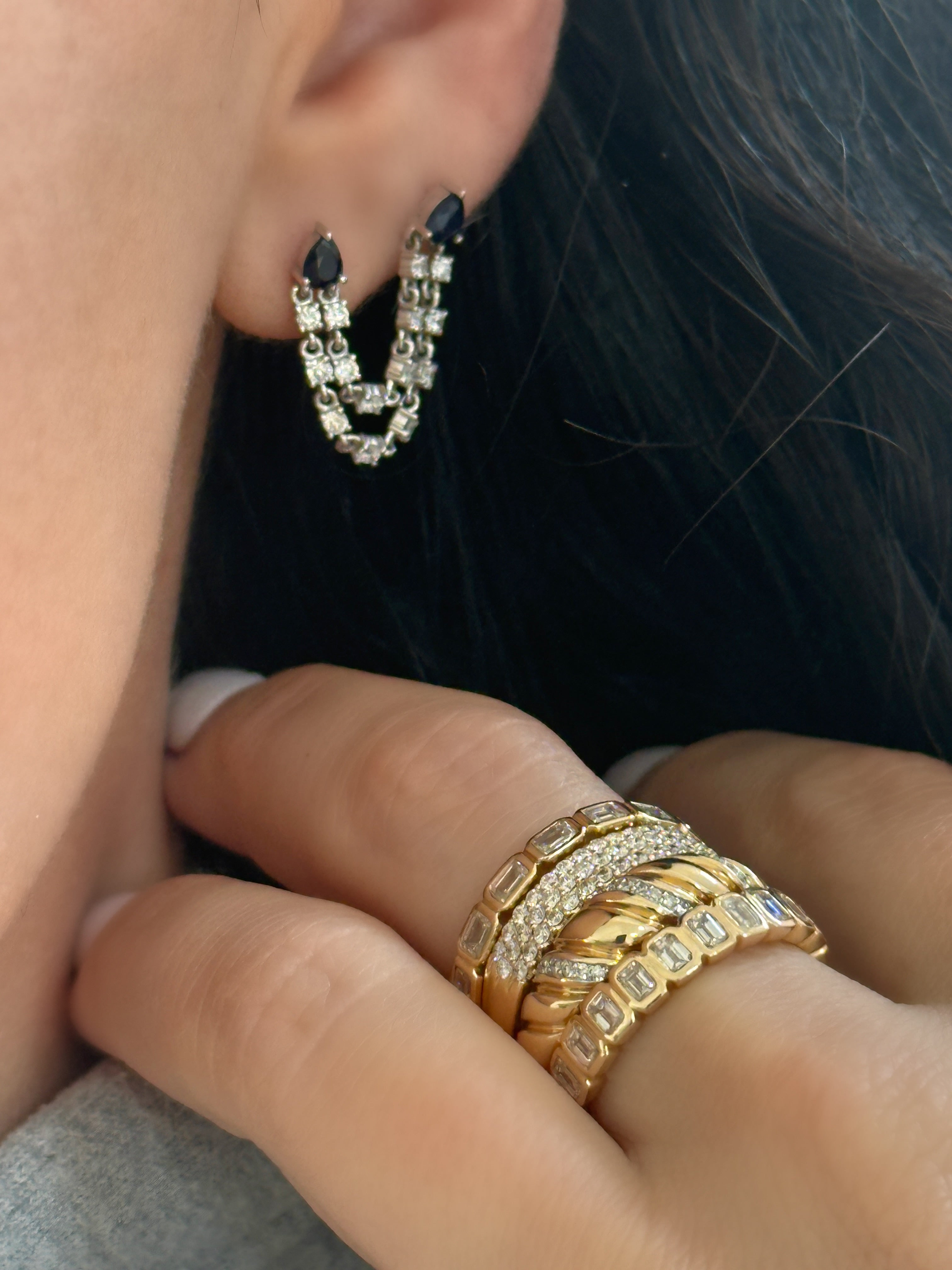 GLAZE Micro Pave' Natural Diamond Ring - Saints Gold Co.