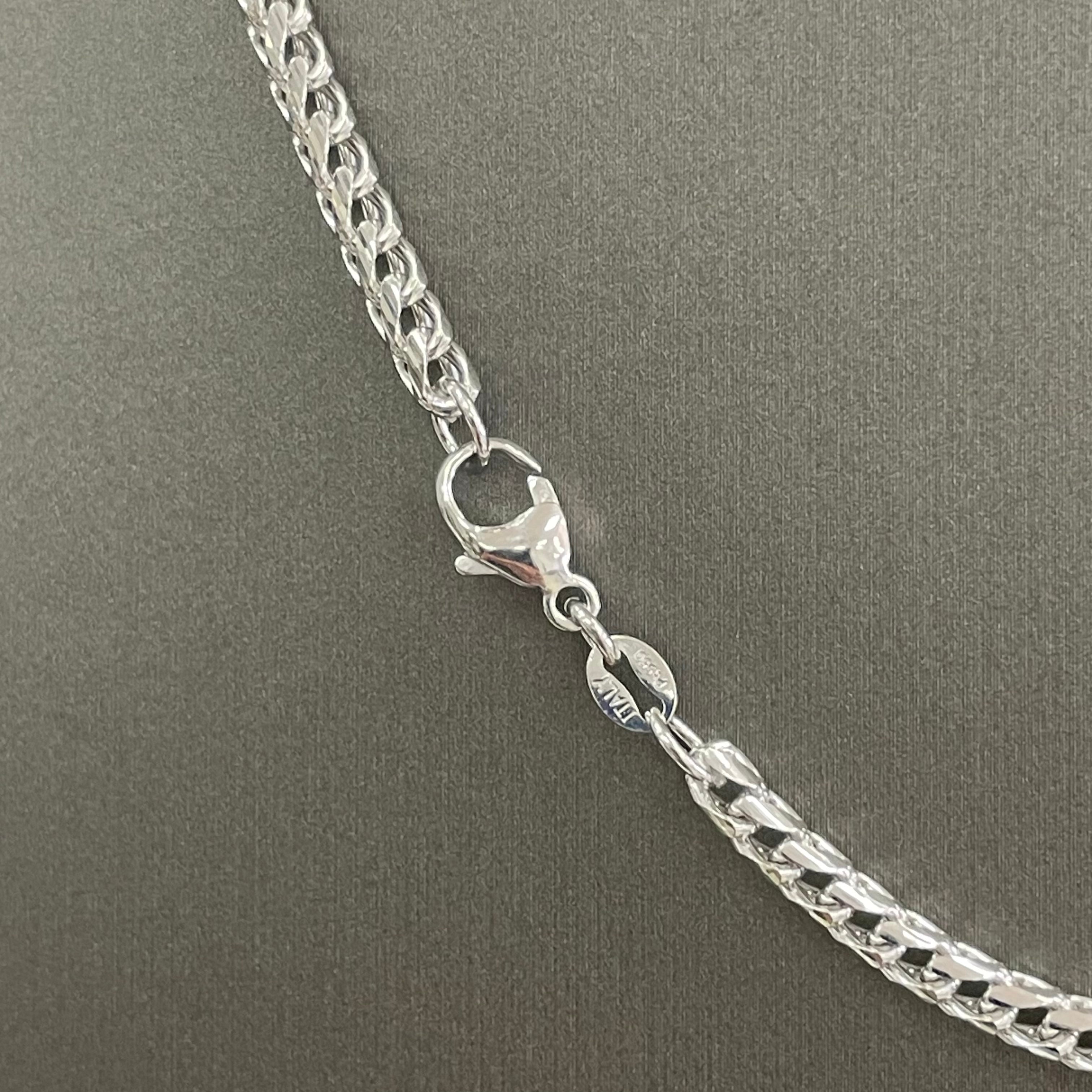3.0MM Plain Franco Chain (Platinum 950) - Saints Gold Co.