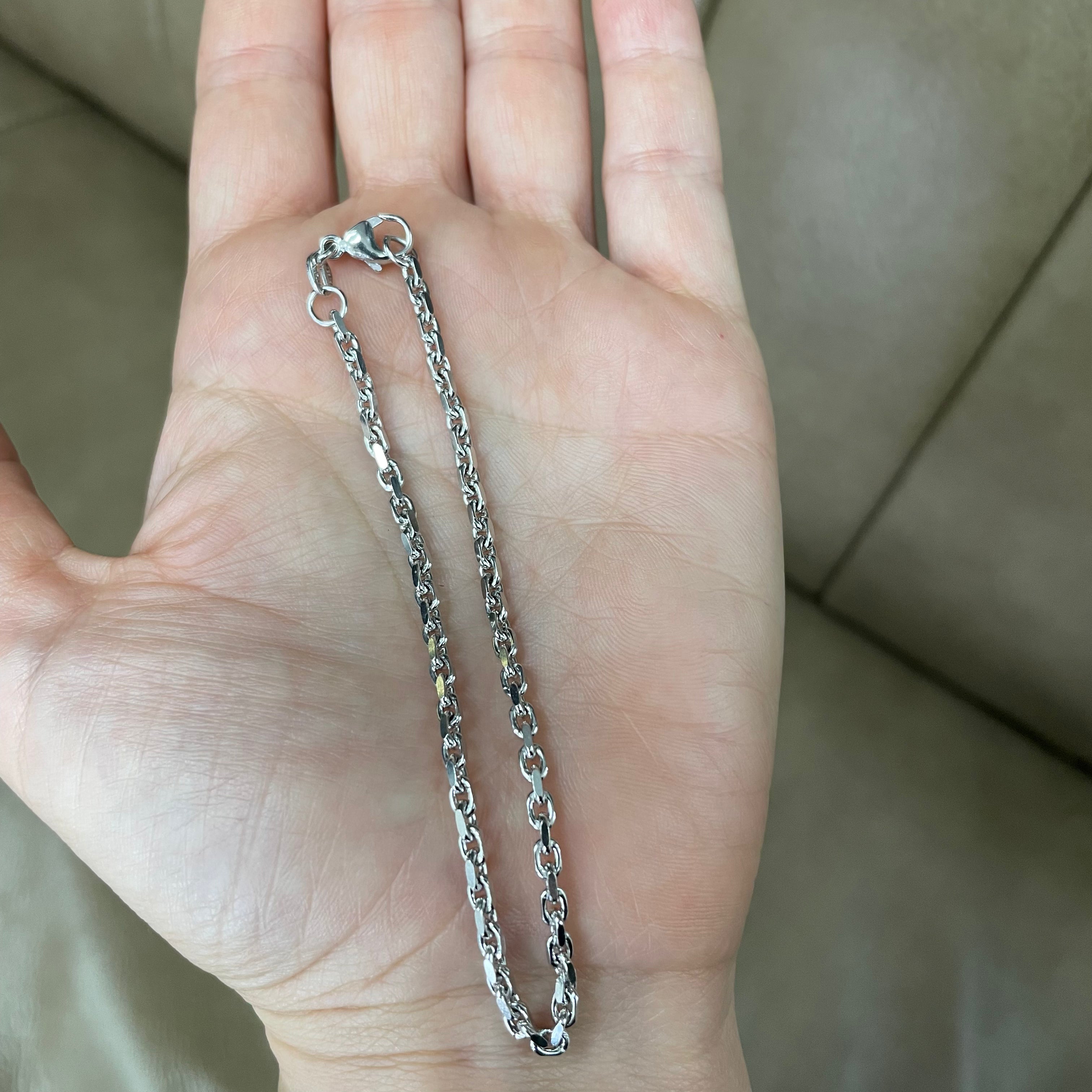 2.7MM New Power Link Bracelet (Platinum 950) - Saints Gold Co.