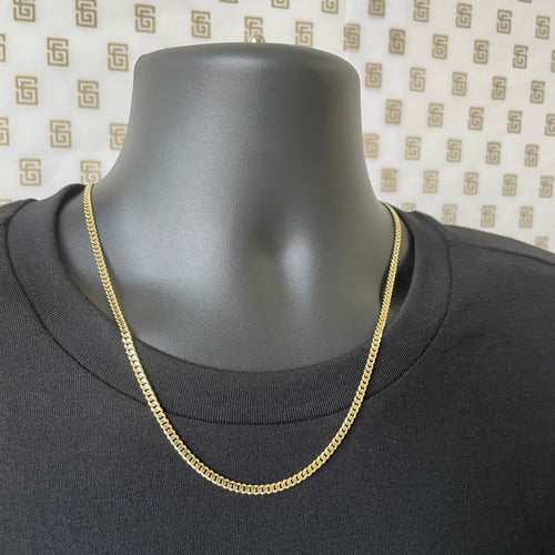 3.5MM Concave Curb Chain - Saints Gold Co.