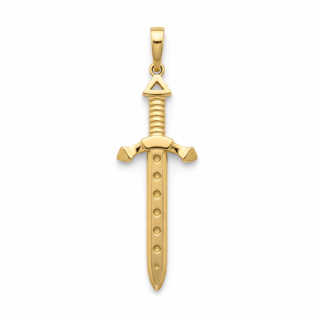 Knights Sword 18K - Saints Gold Co.