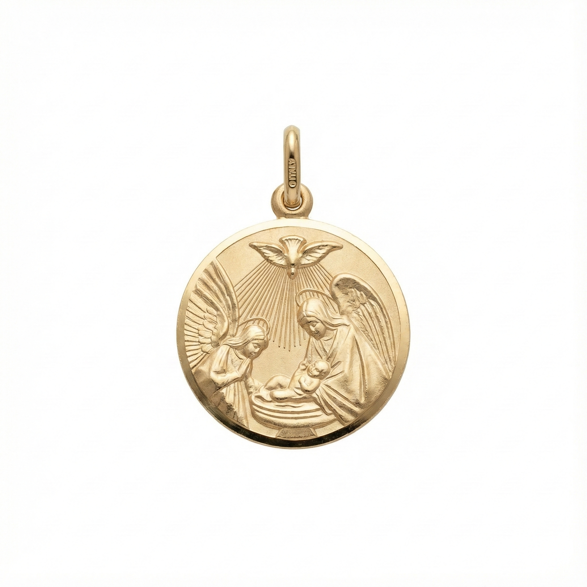 Baptism Pendant 14K - Saints Gold Co.