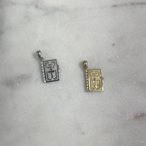 Holy Bible Pendant - Saints Gold Co.