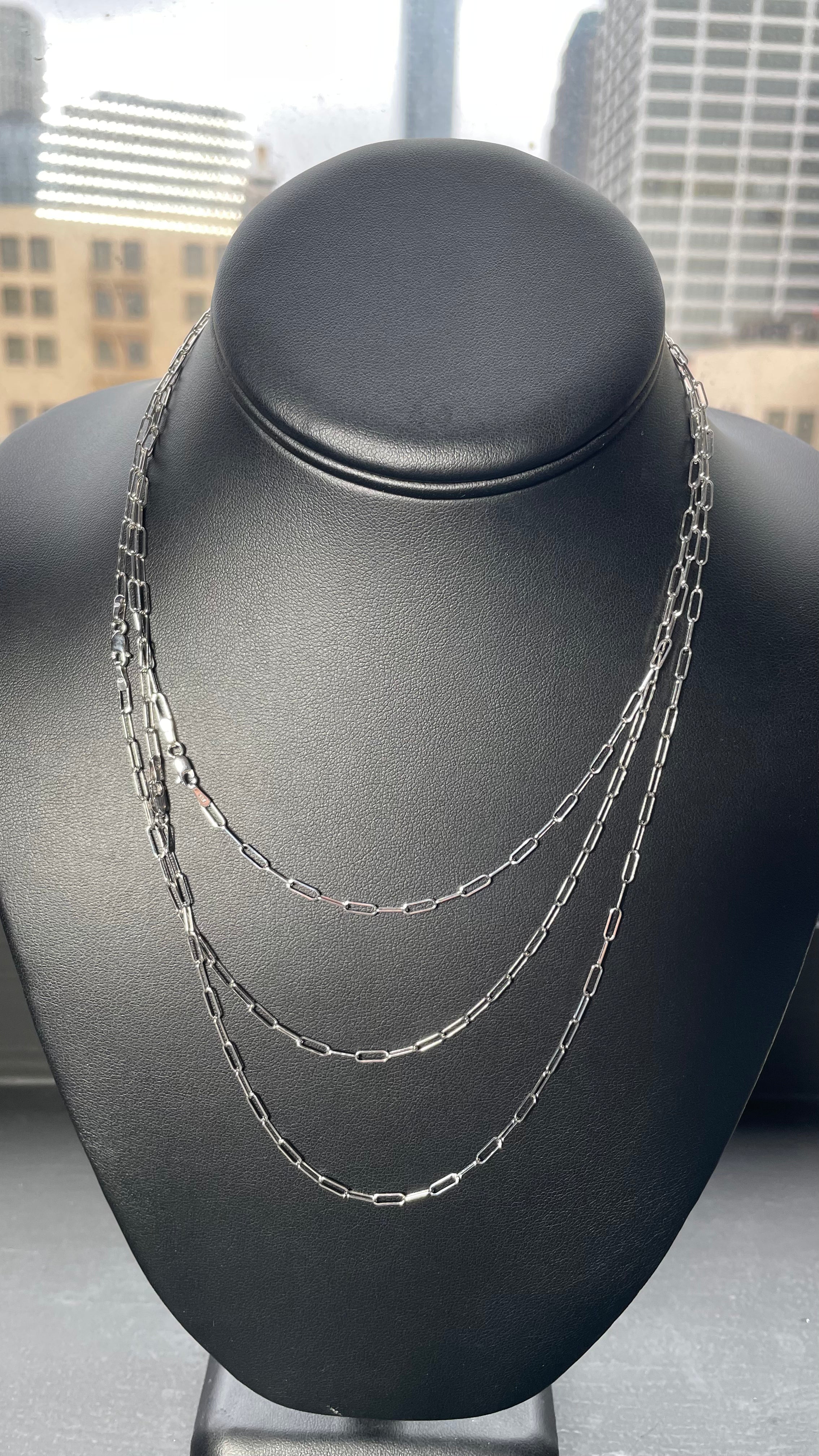 2.0MM Solid Paperclip Chain - Saints Gold Co.