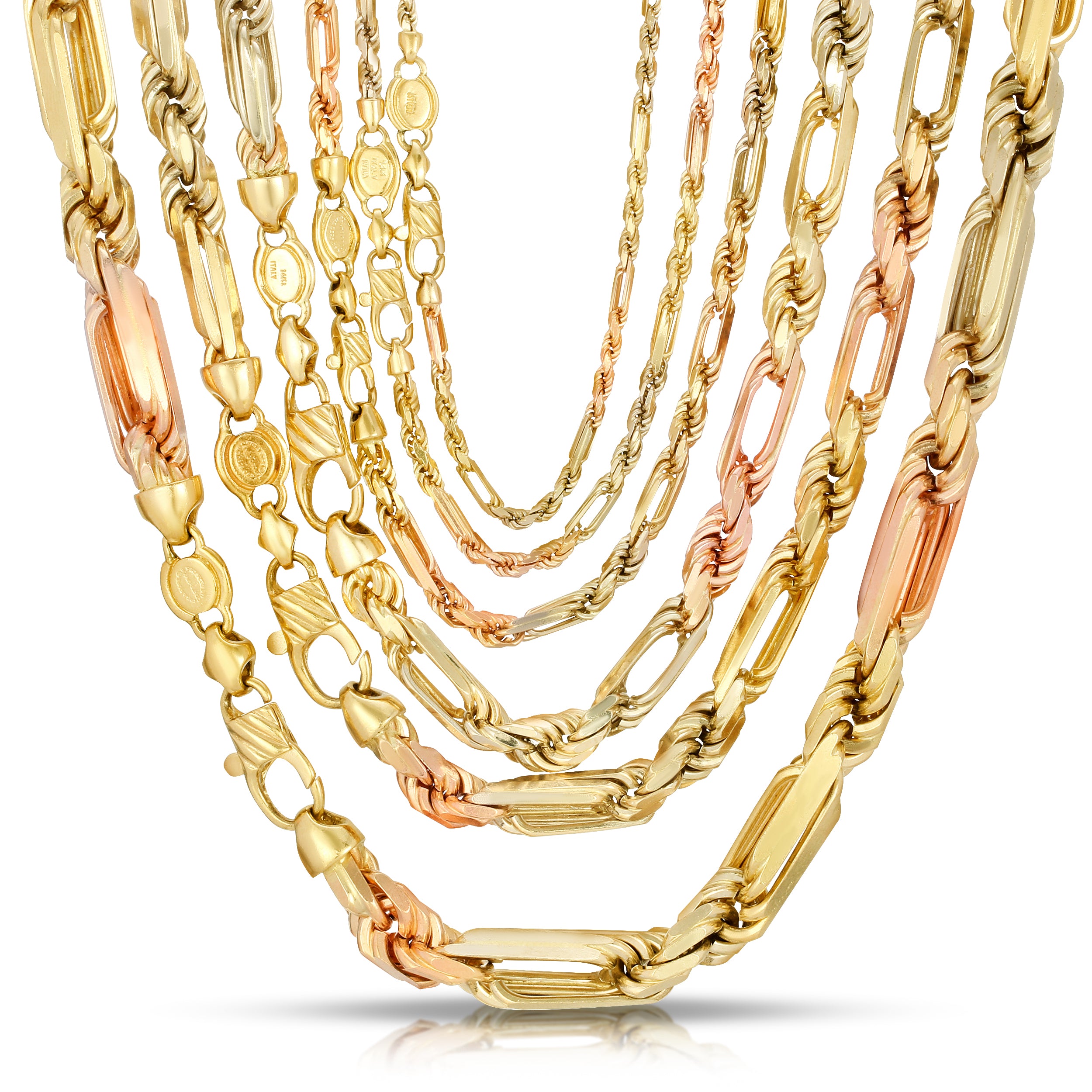 3.0MM Milano Chain (Tri Color)