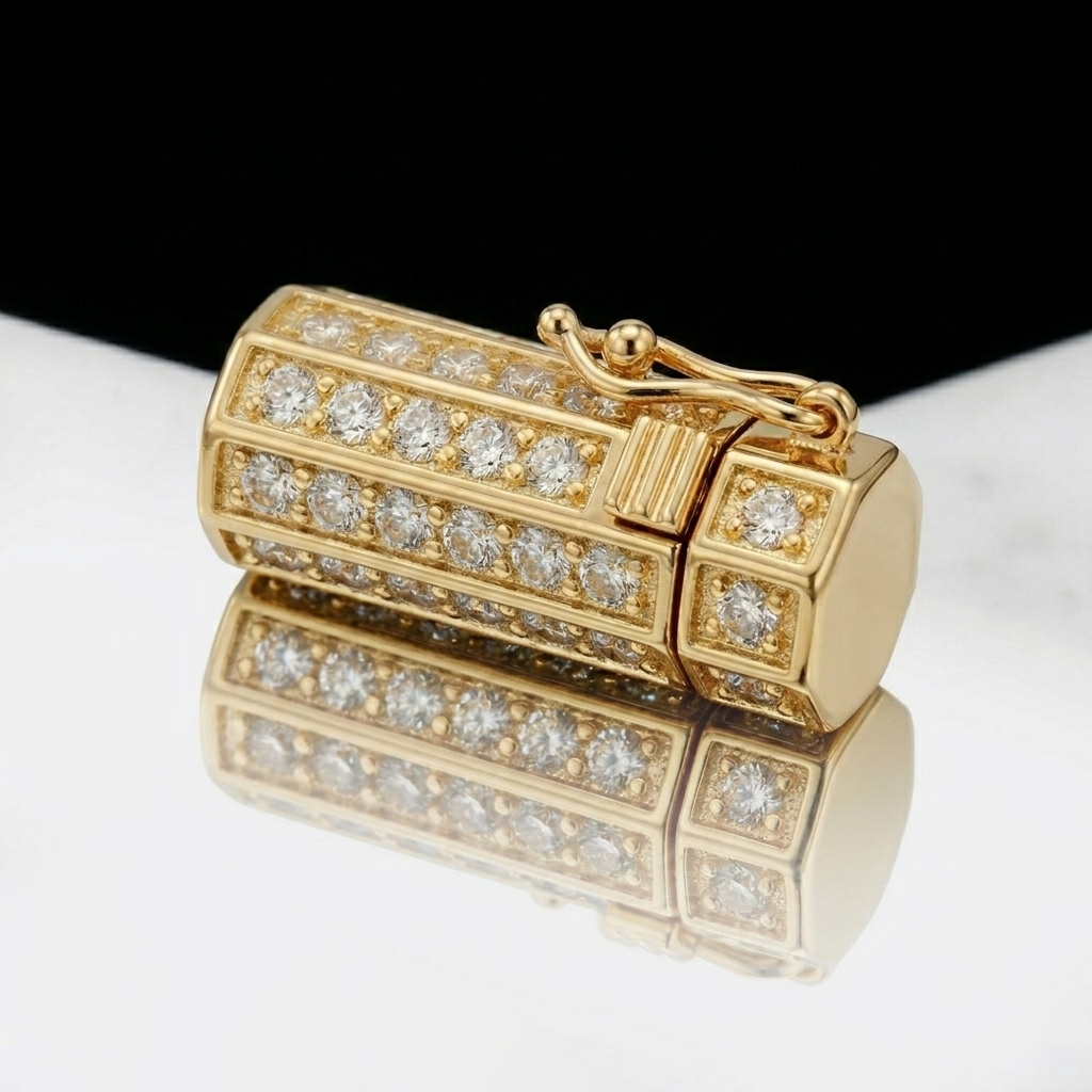 Diamond Vial Lock - Saints Gold Co.