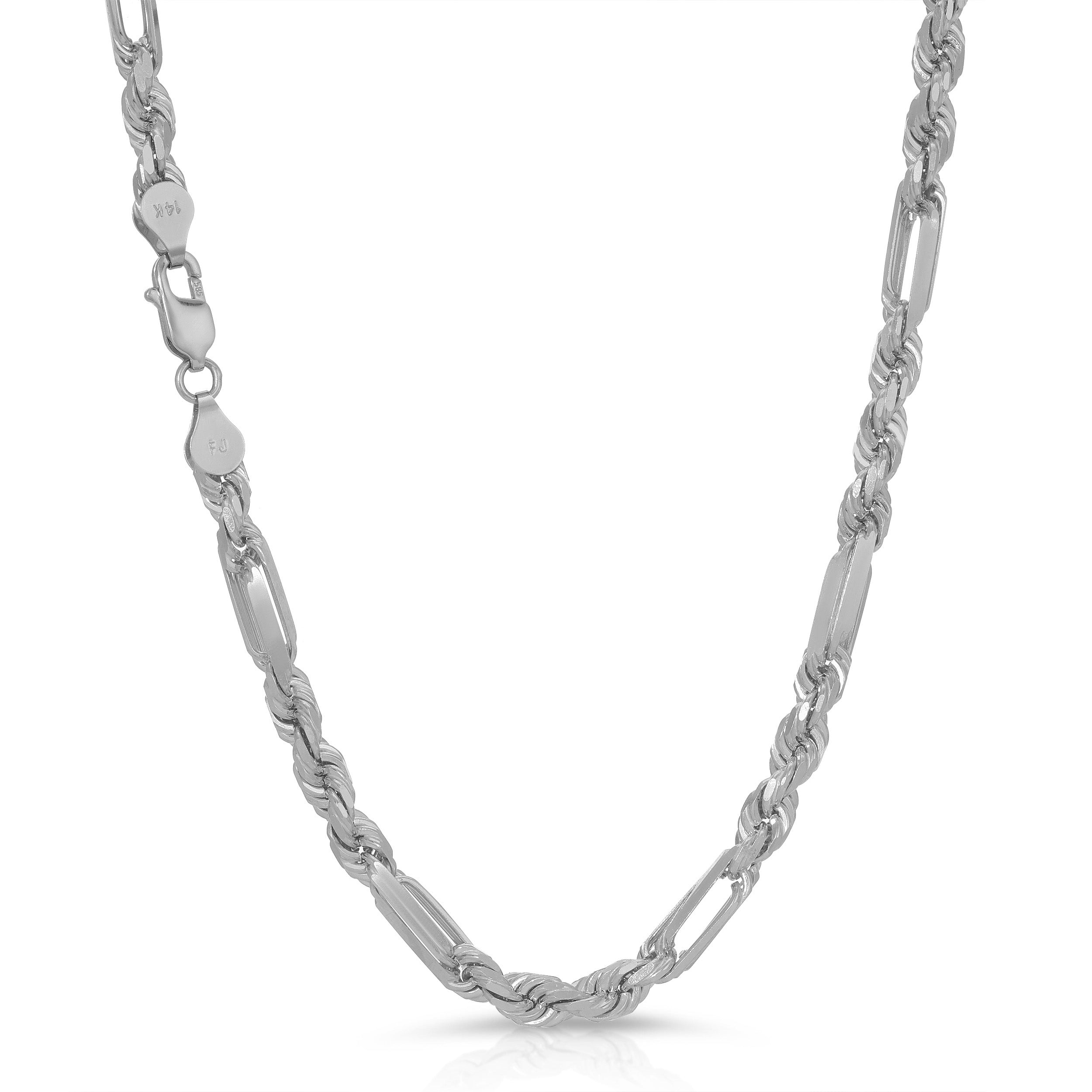 4.0MM Figarope Chain (Diamond Cut) - Saints Gold Co.