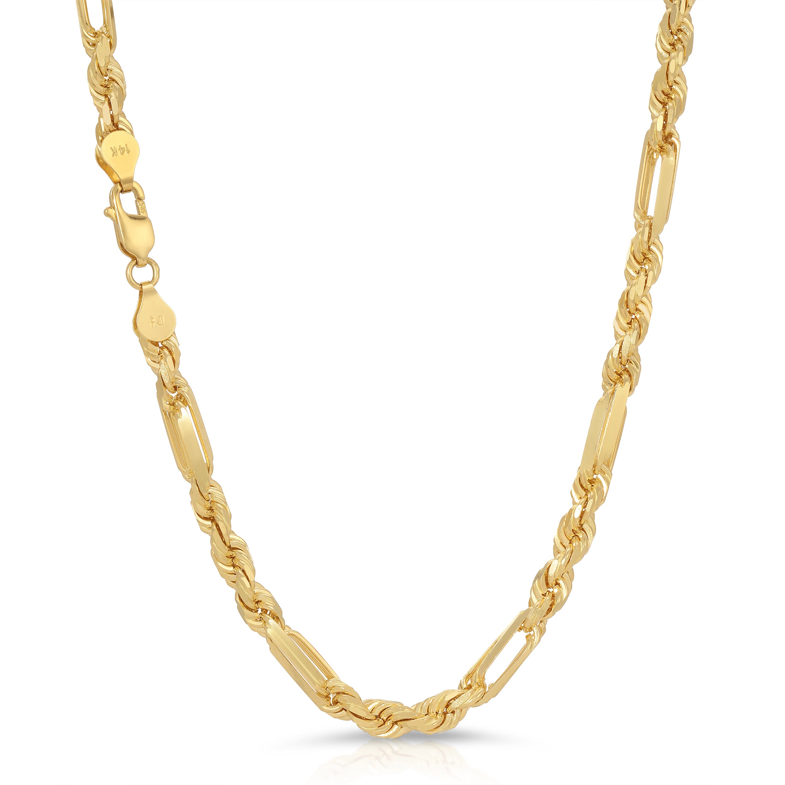 4.0MM Figarope Chain (Diamond Cut) - Saints Gold Co.