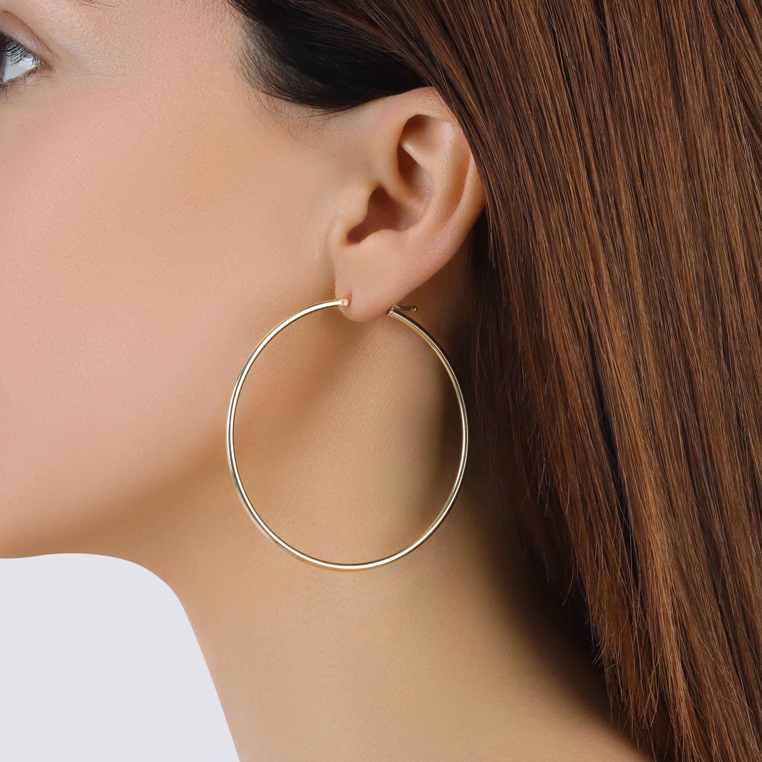 2MM Classic Polished Hoops - Saints Gold Co.