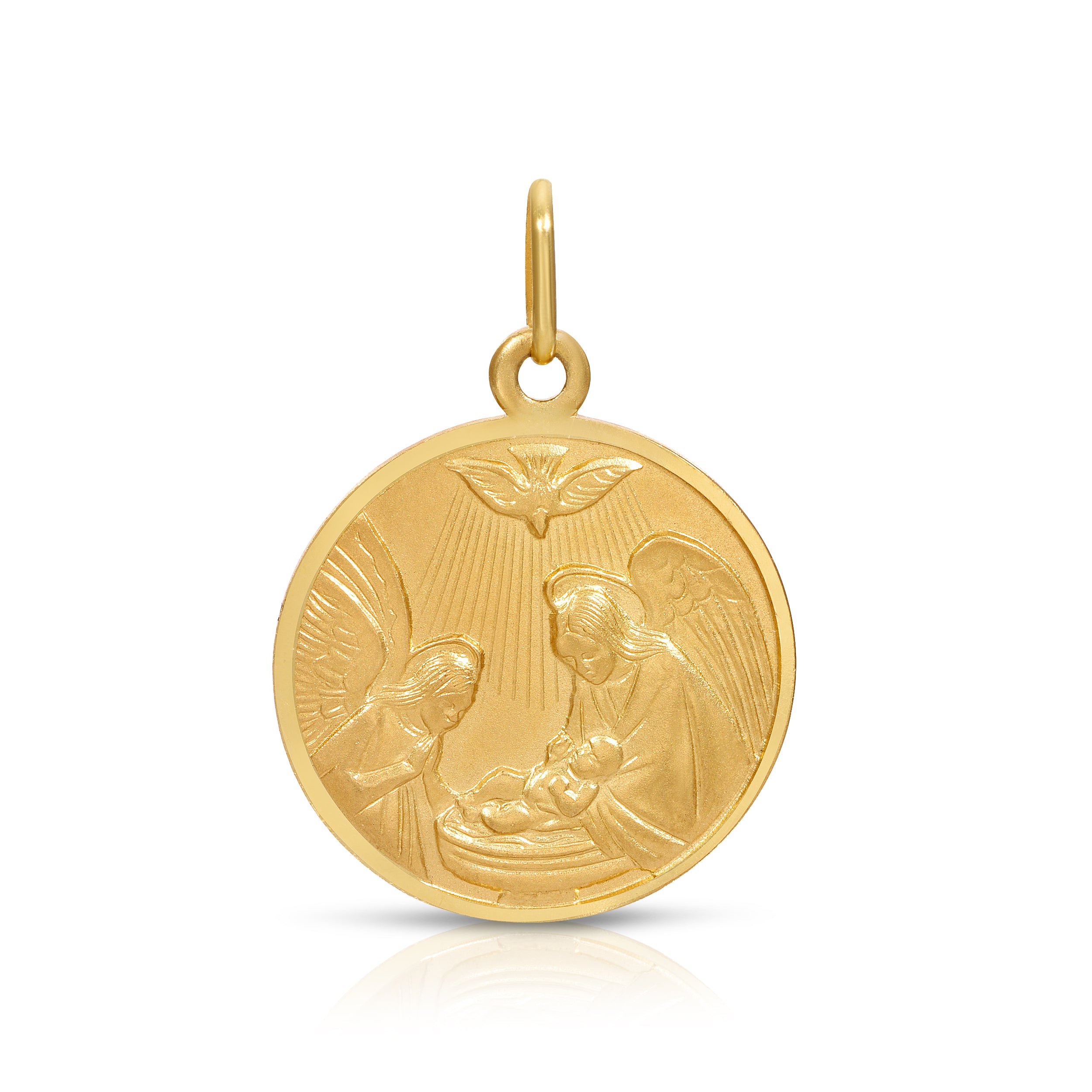 Baptism Pendant 14K - Saints Gold Co.