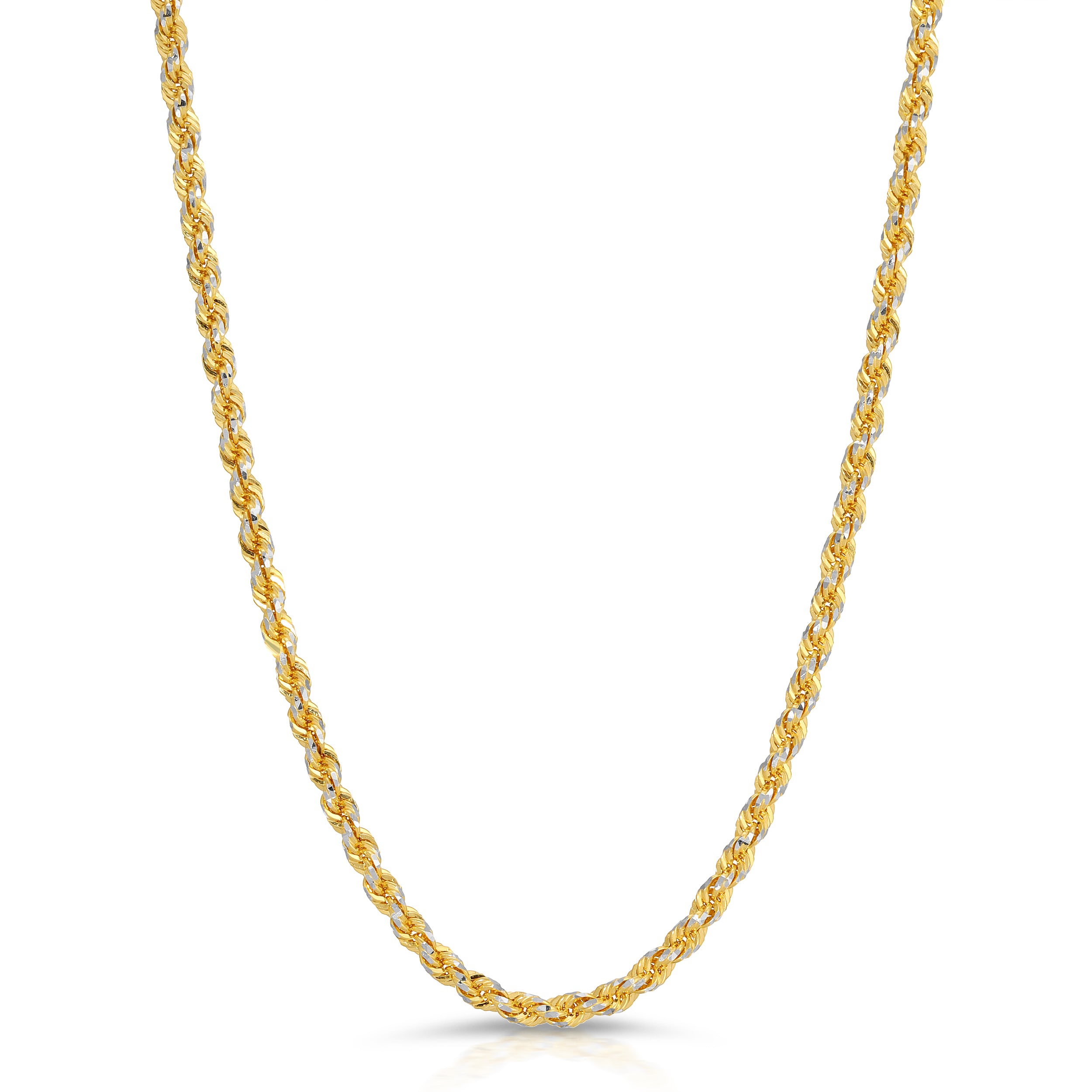 2.5MM Rope Chain (Prism Cut) - Saints Gold Co.