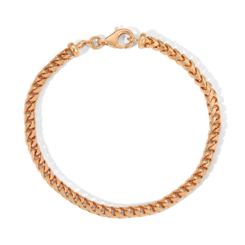 4.0MM Franco Bracelet (Diamond Cut) - Saints Gold Co.