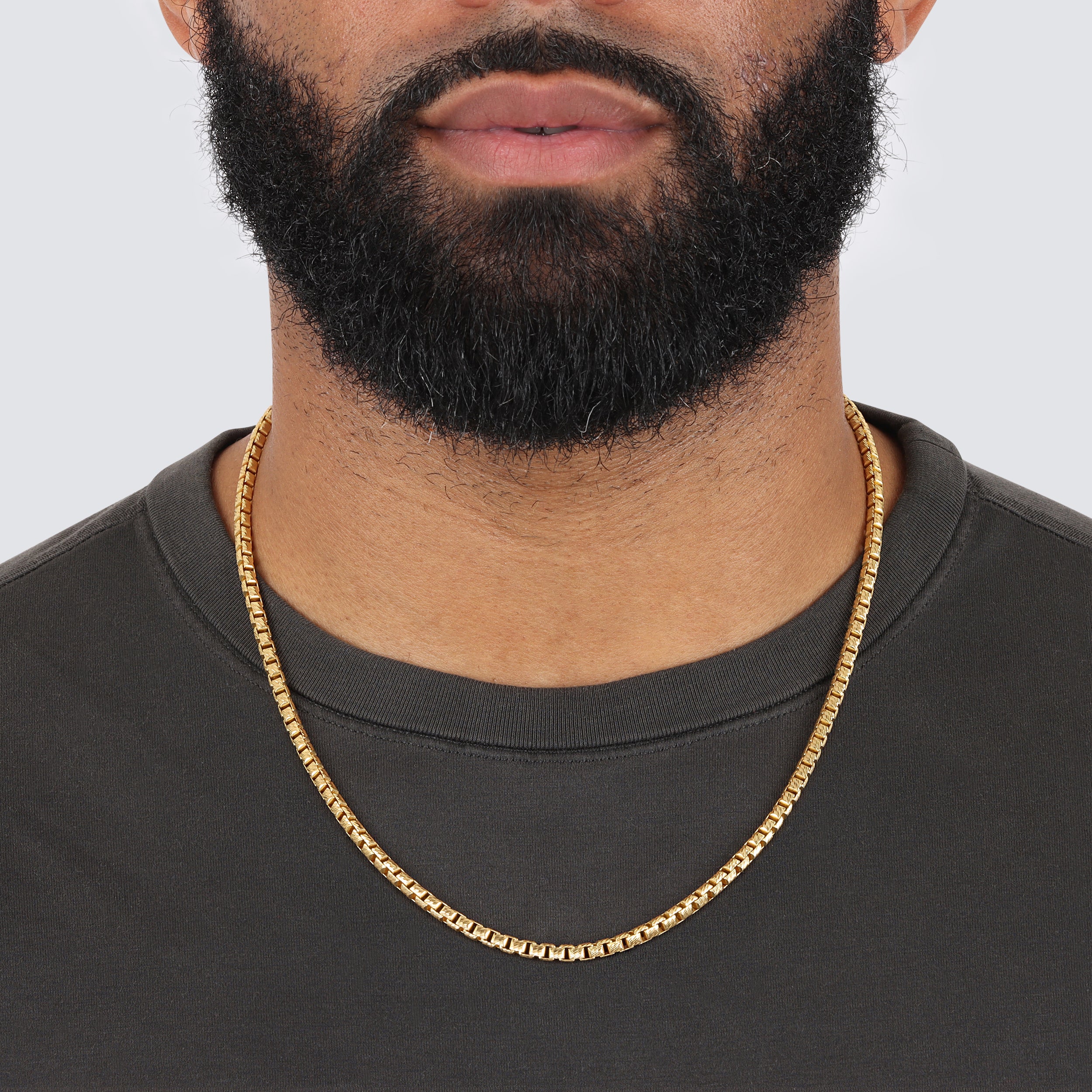 4.0MM Box Chain (Diamond Cut) - Saints Gold Co.