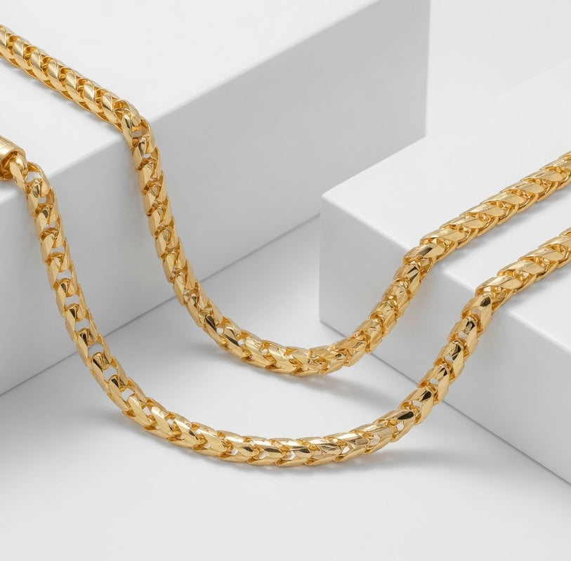22K Franco Chain (Diamond Cut)
