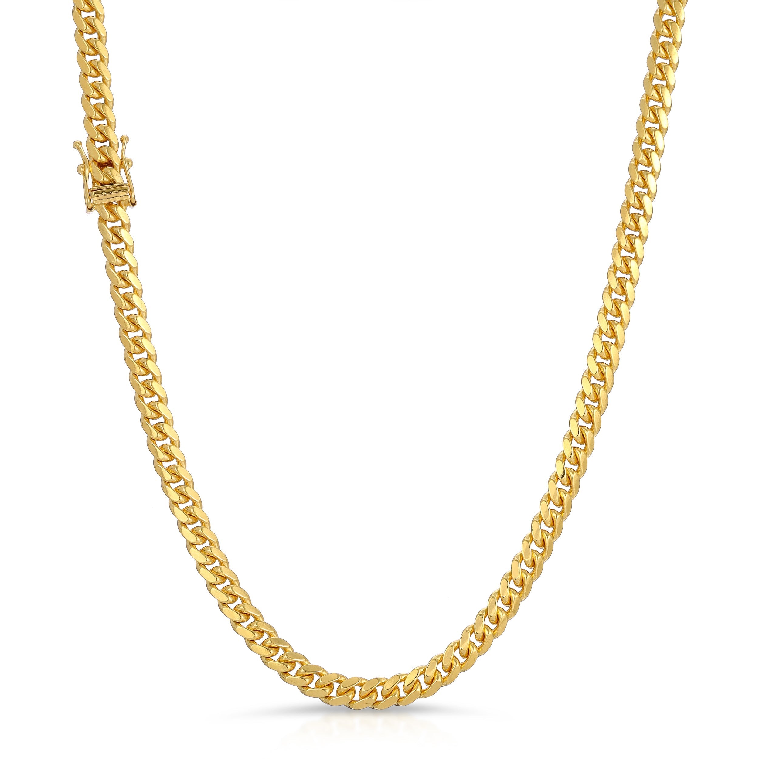 5MM Miami Cuban Chain – Saints Gold