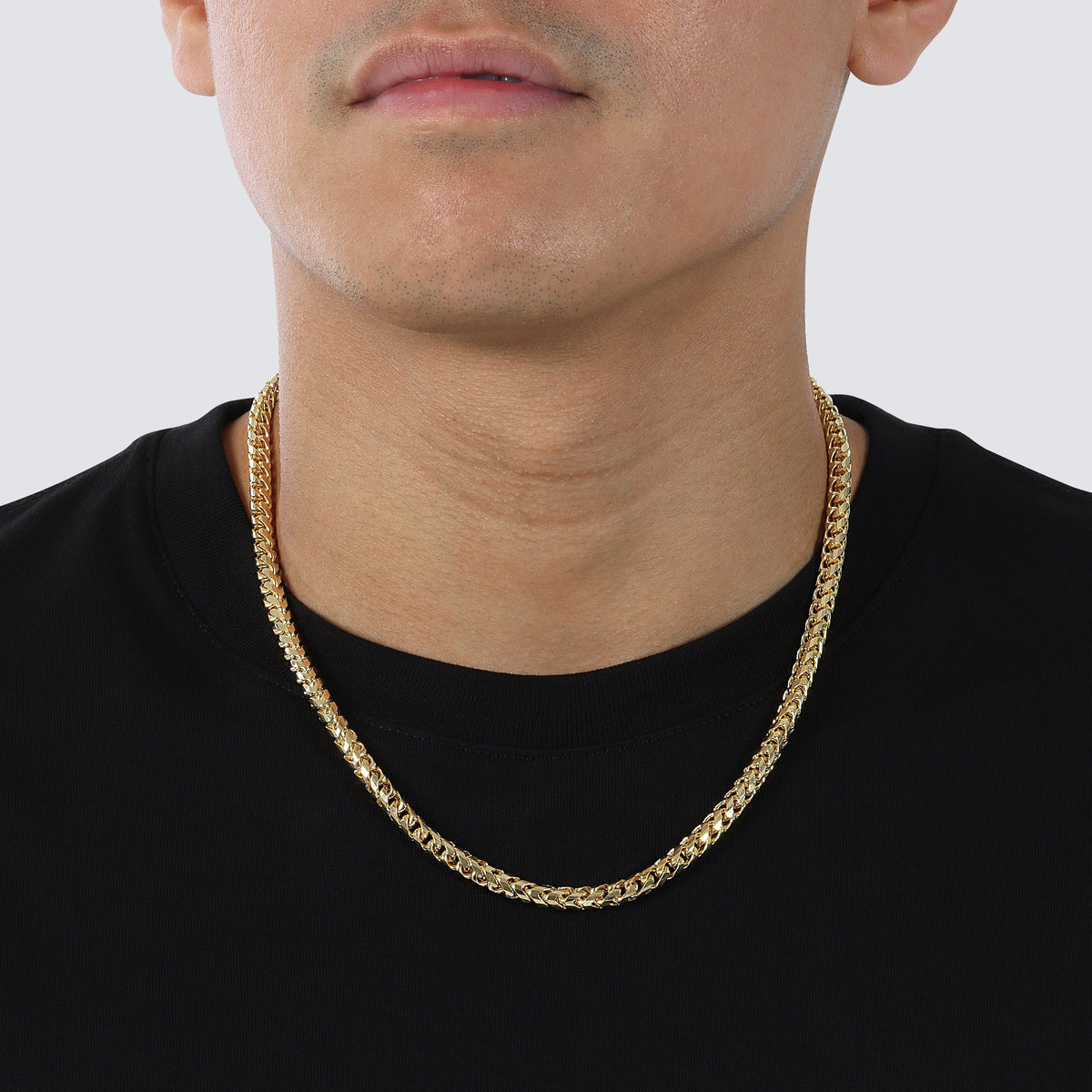5MM Franco Chain (Plain) - Saints Gold