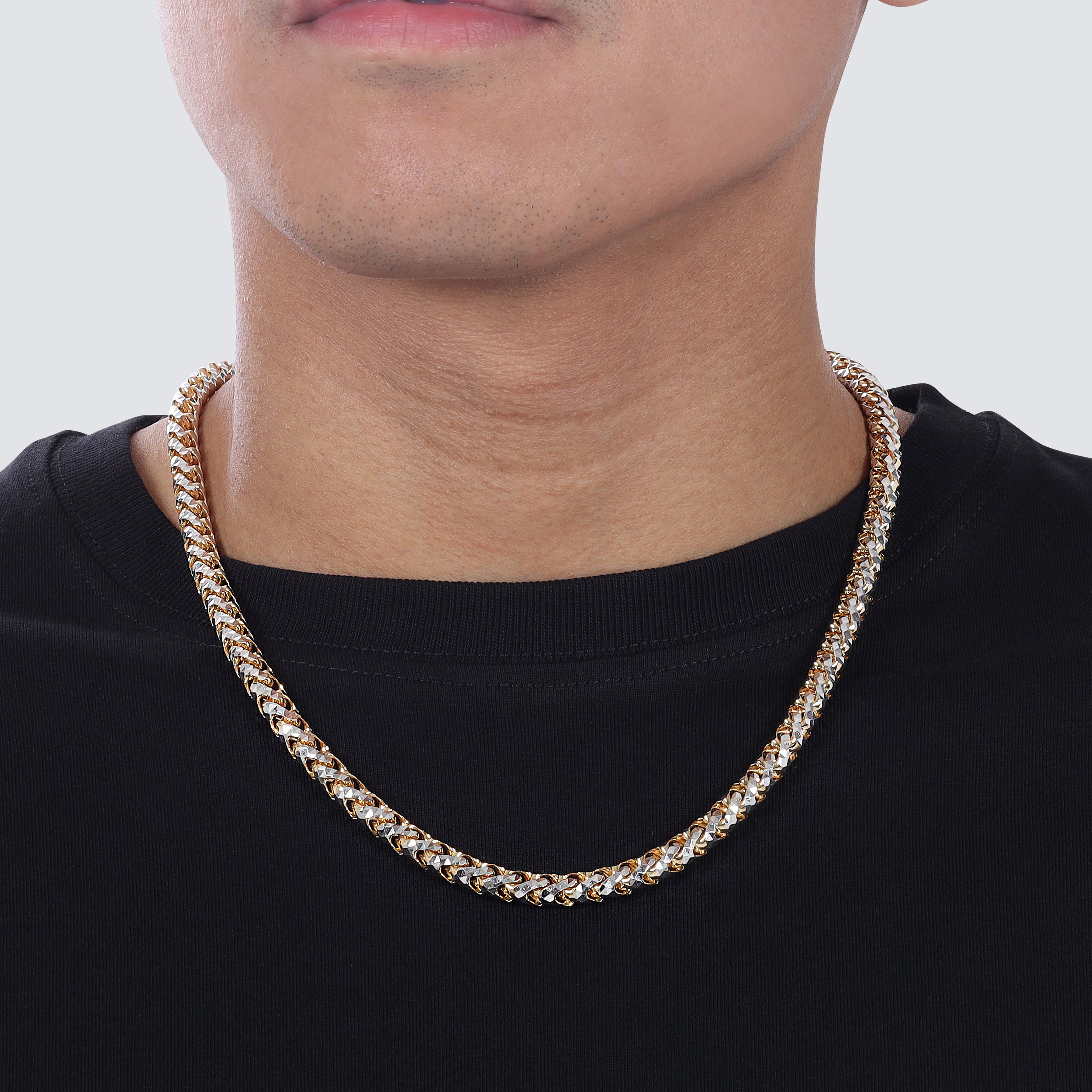 6mm saint franco chain 14k