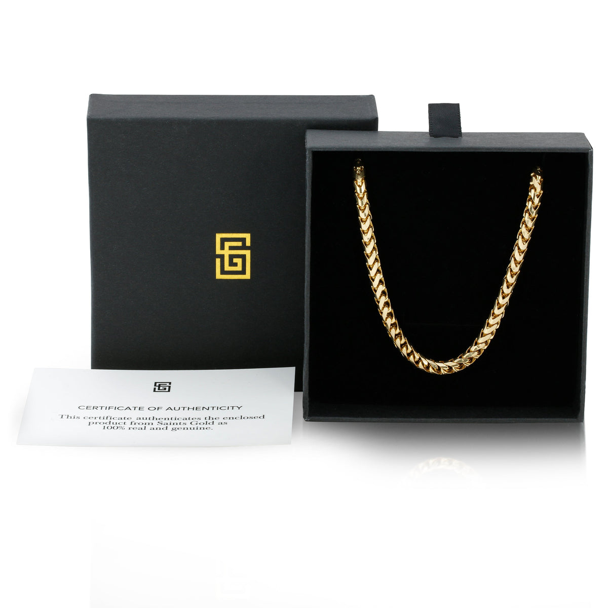 5MM Franco Chain (Plain) - Saints Gold
