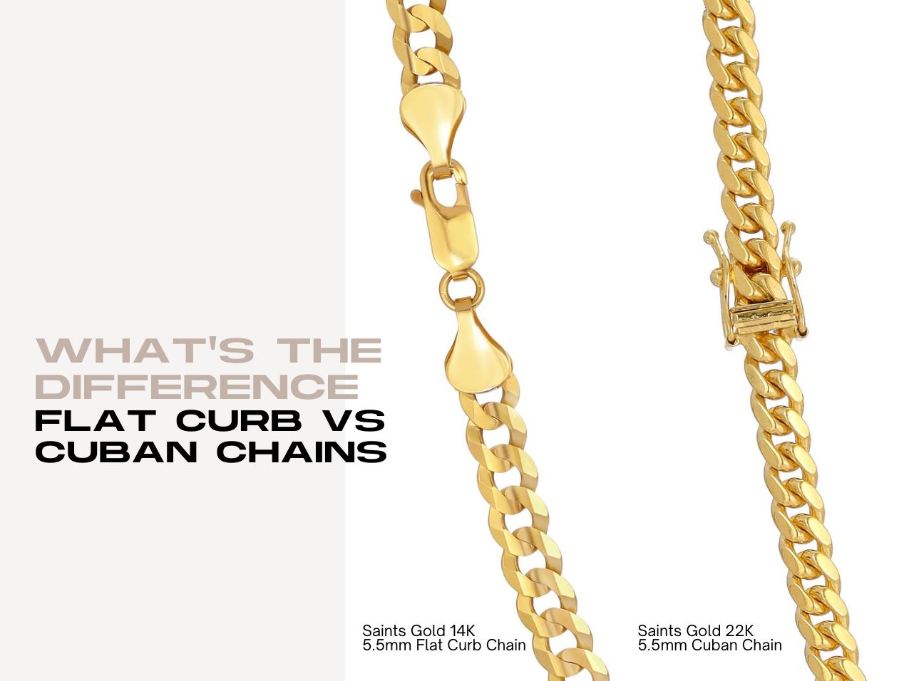 difference between flat curb and cuban miami chains chain men mens jewelry gold 14k 18k solid gold diamond cut made in italy 6mm