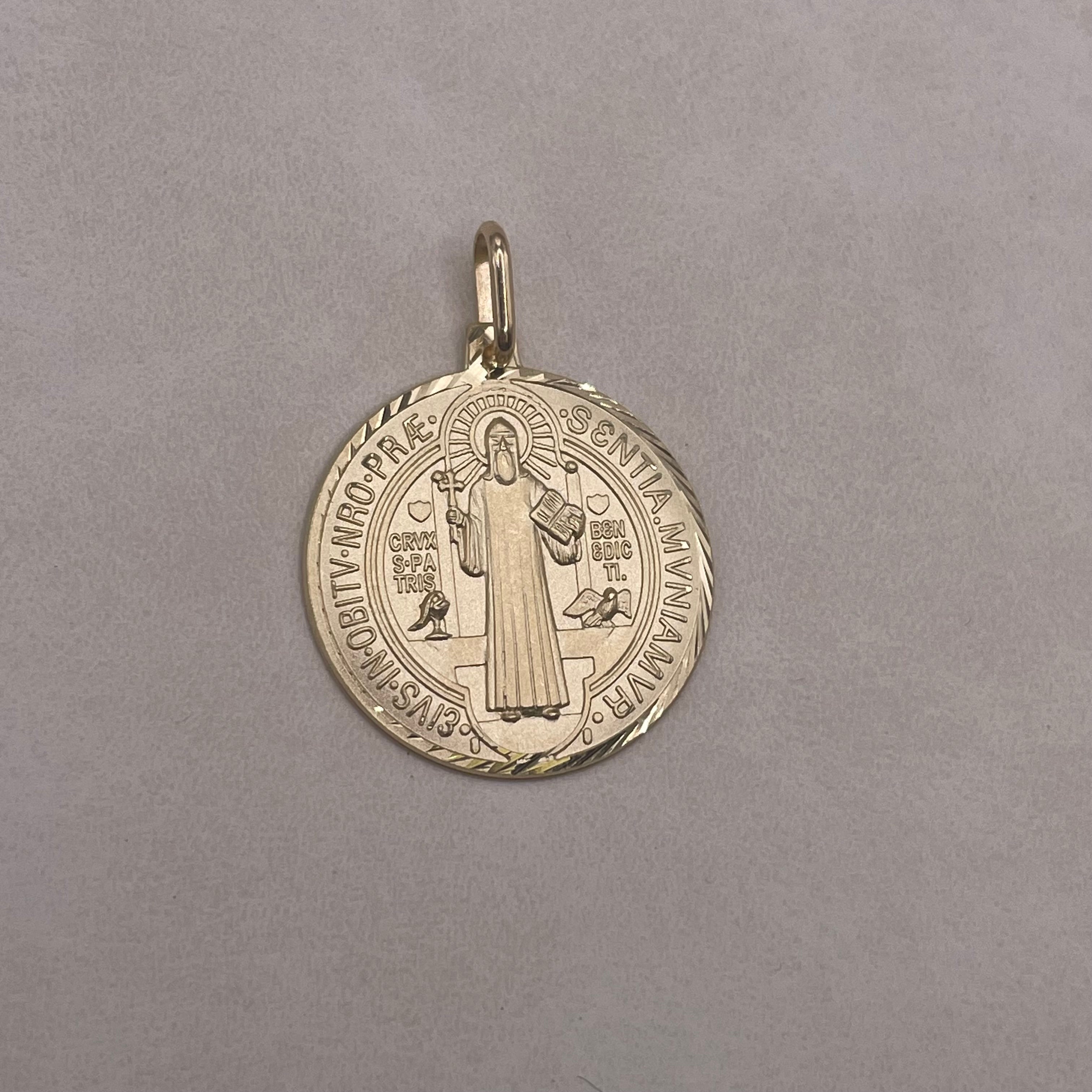 Saint Benedict Pendant 14K - Saints Gold Co.