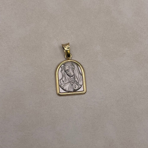 Two-tone Religious Pendant