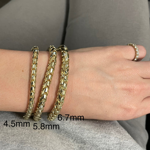 4.5MM USA Franco Bracelet (Diamond Cut)