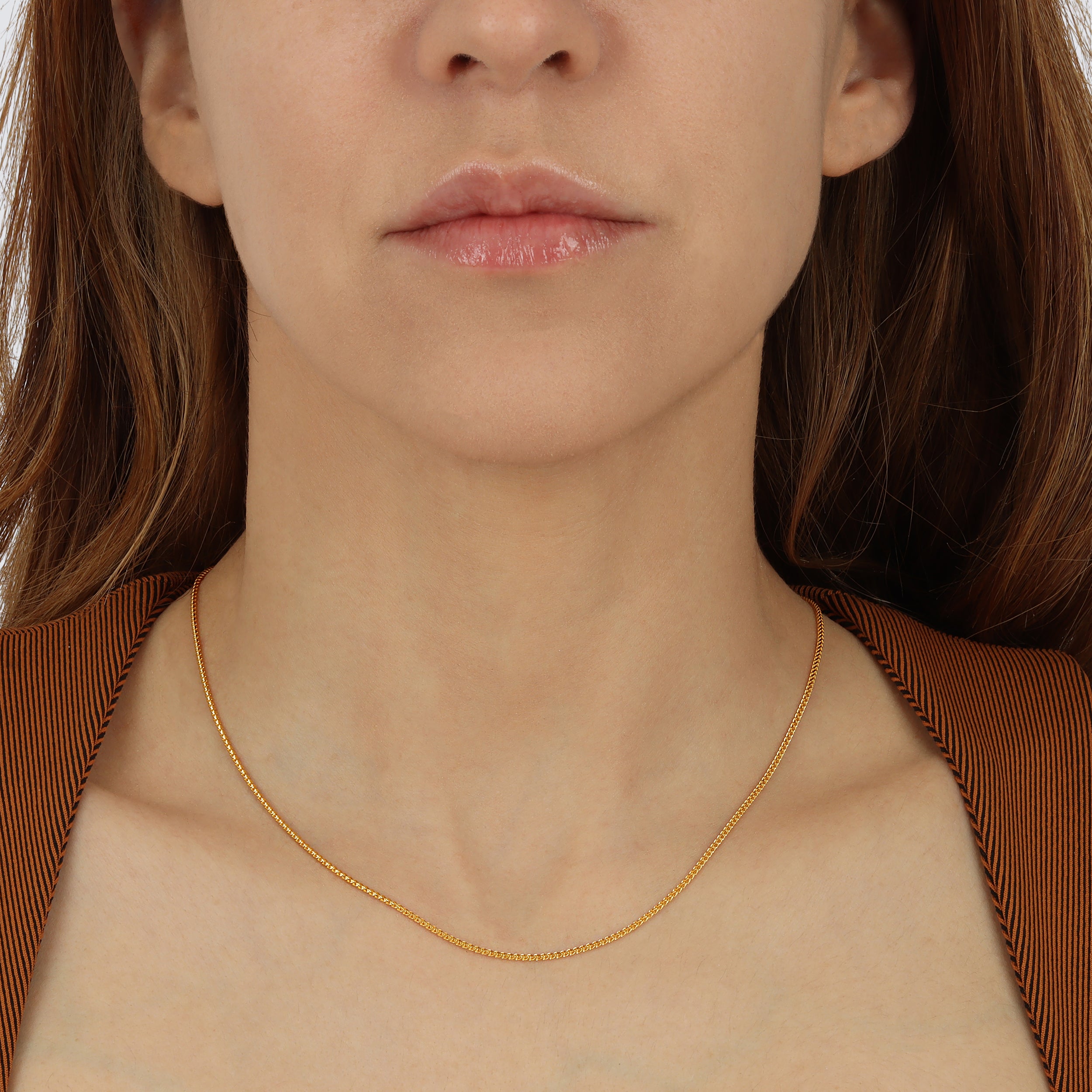 1.0MM Plain Franco Chain - Saints Gold Co.