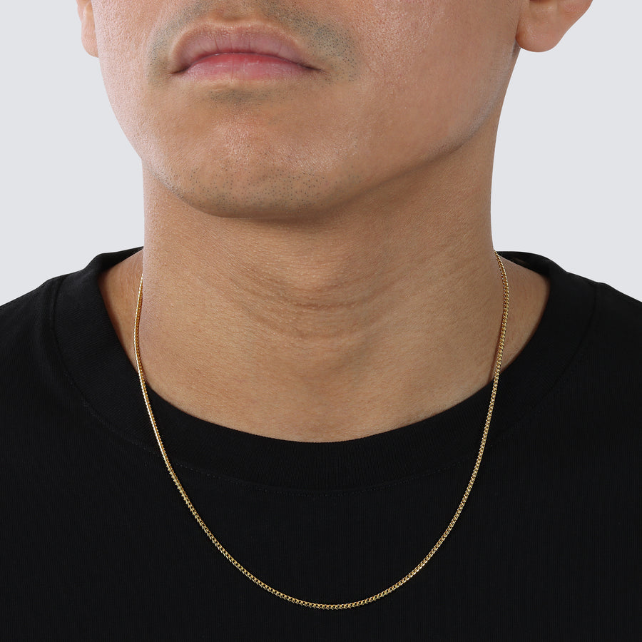 Franco Chain (Plain) 18K - Saints Gold Co.