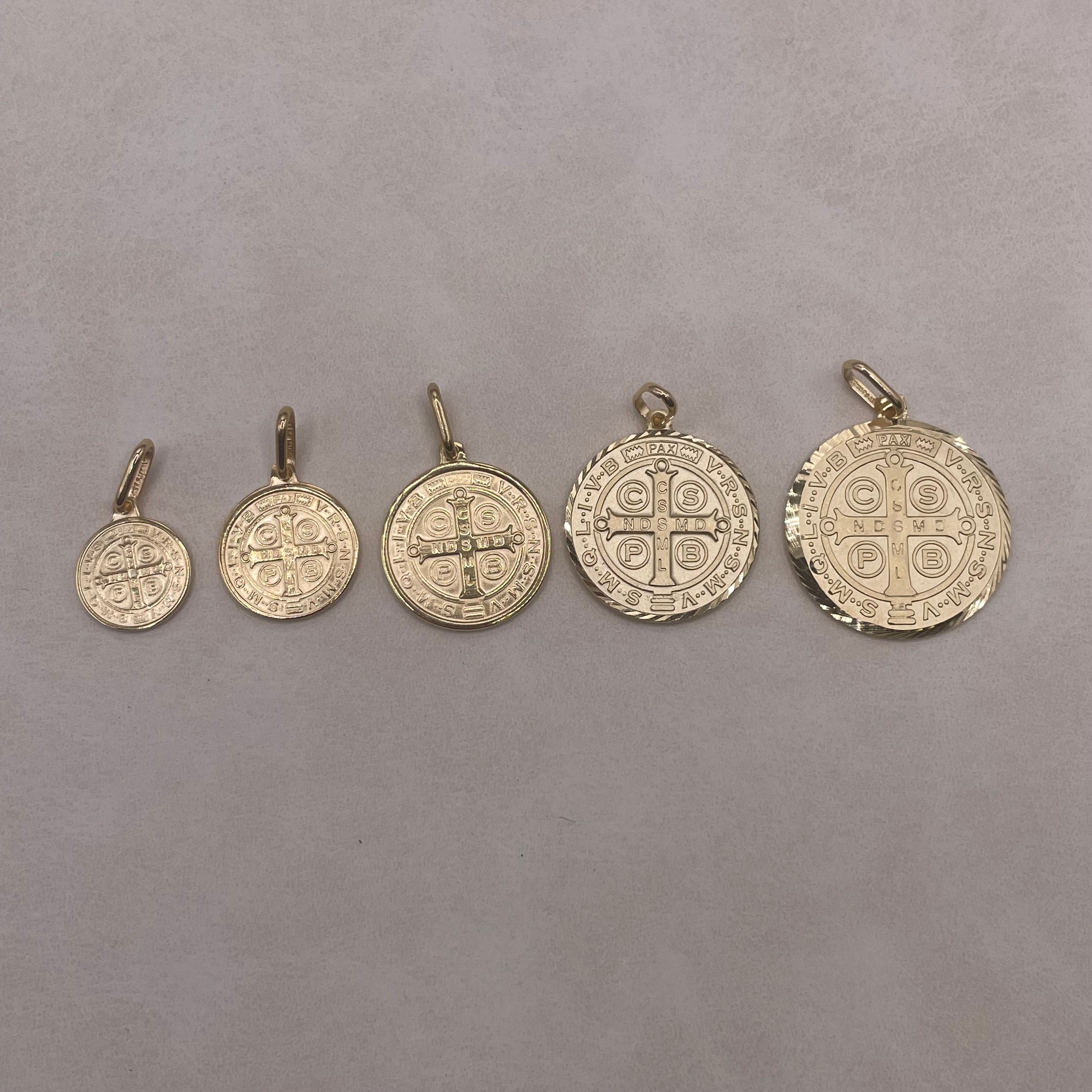 Saint Benedict Pendant 14K - Saints Gold Co.