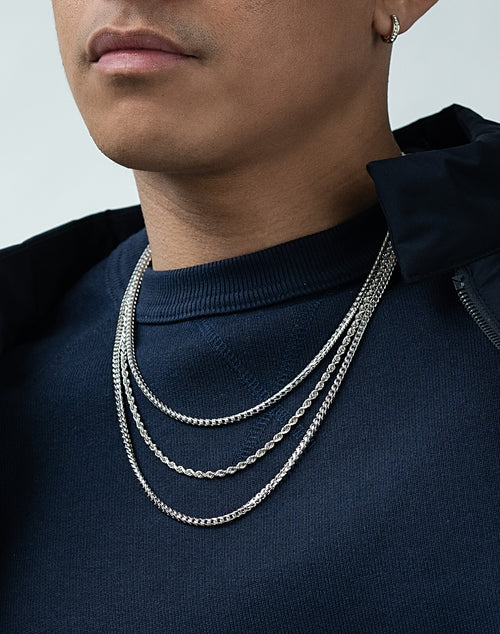 3.0MM Rope Chain (Diamond Cut)