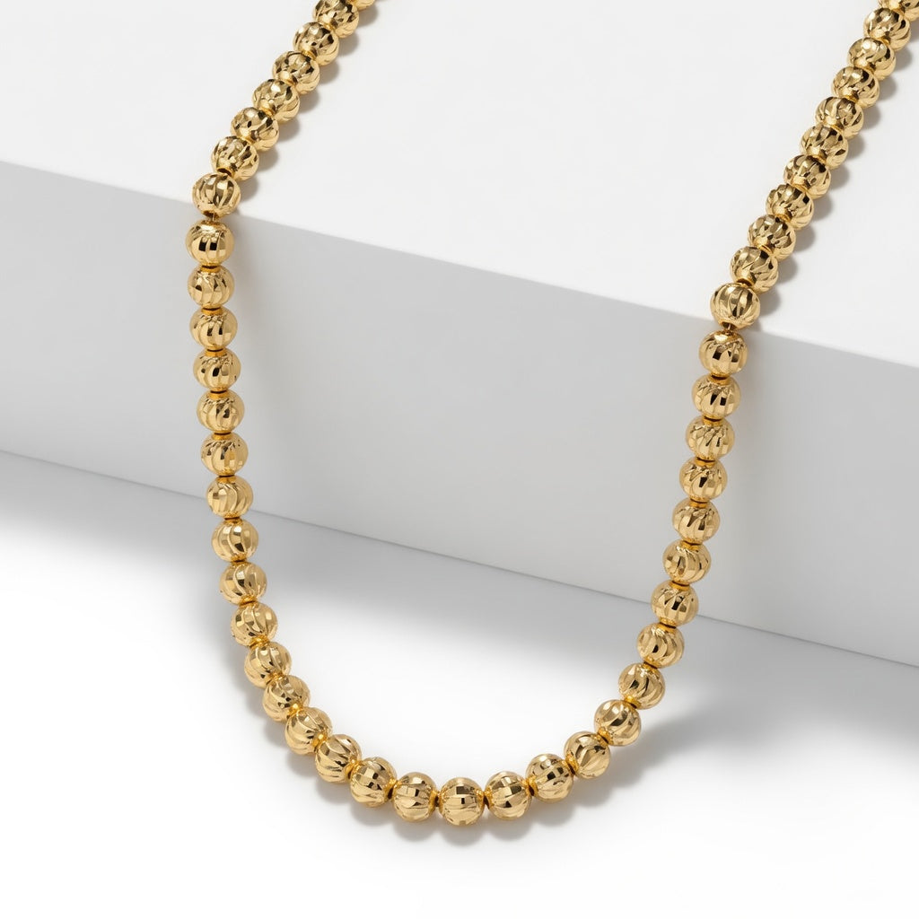 18K Moonbead Chain