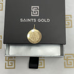 24MM Saint Michael Pendant 14K Gold