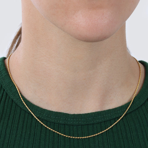 1.0MM Rope Chain (Diamond Cut)