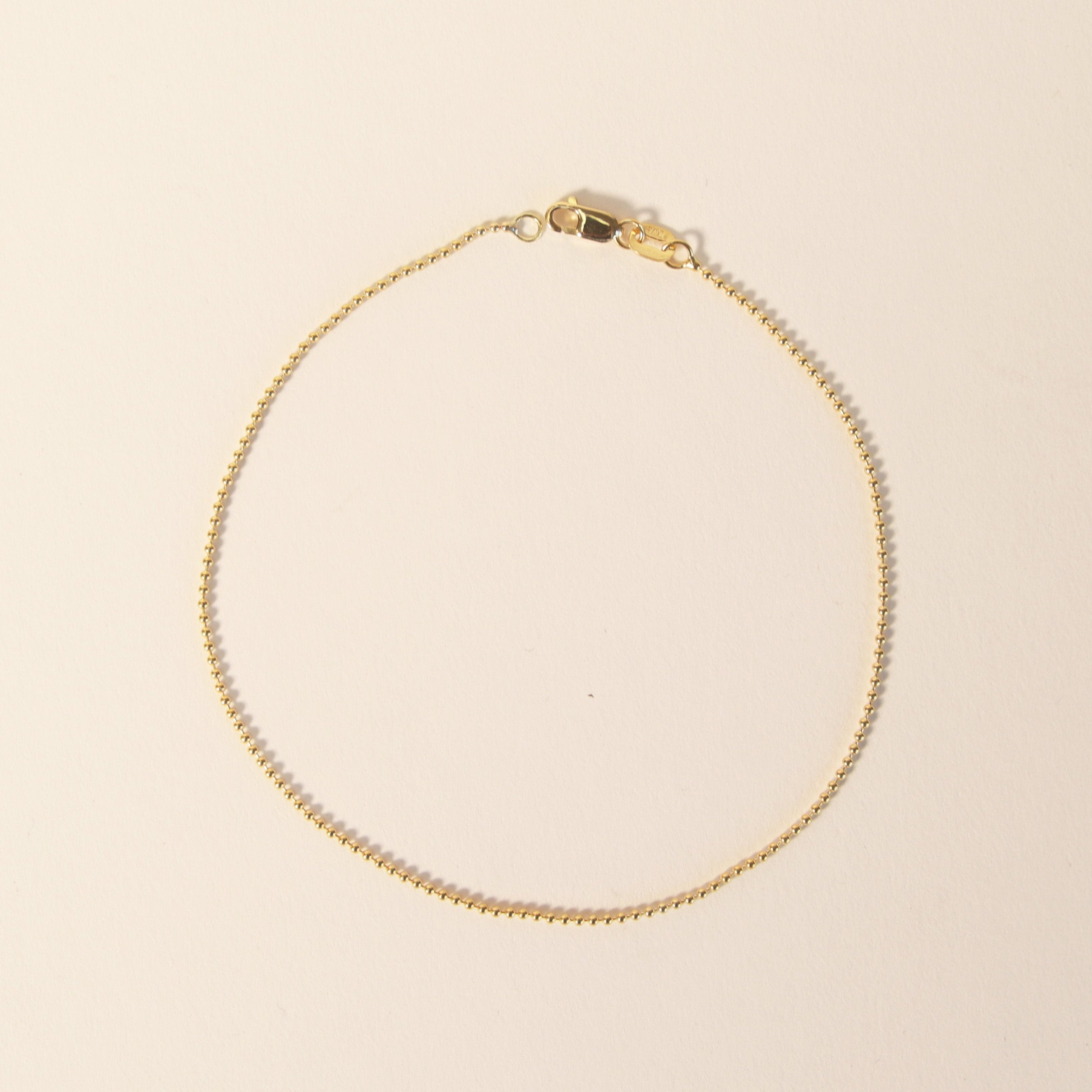 1.2MM Ball Chain Anklet