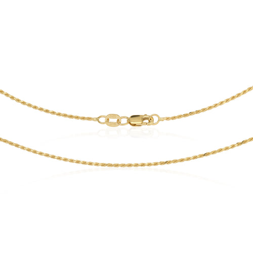 1.0MM Rope Chain (Diamond Cut)