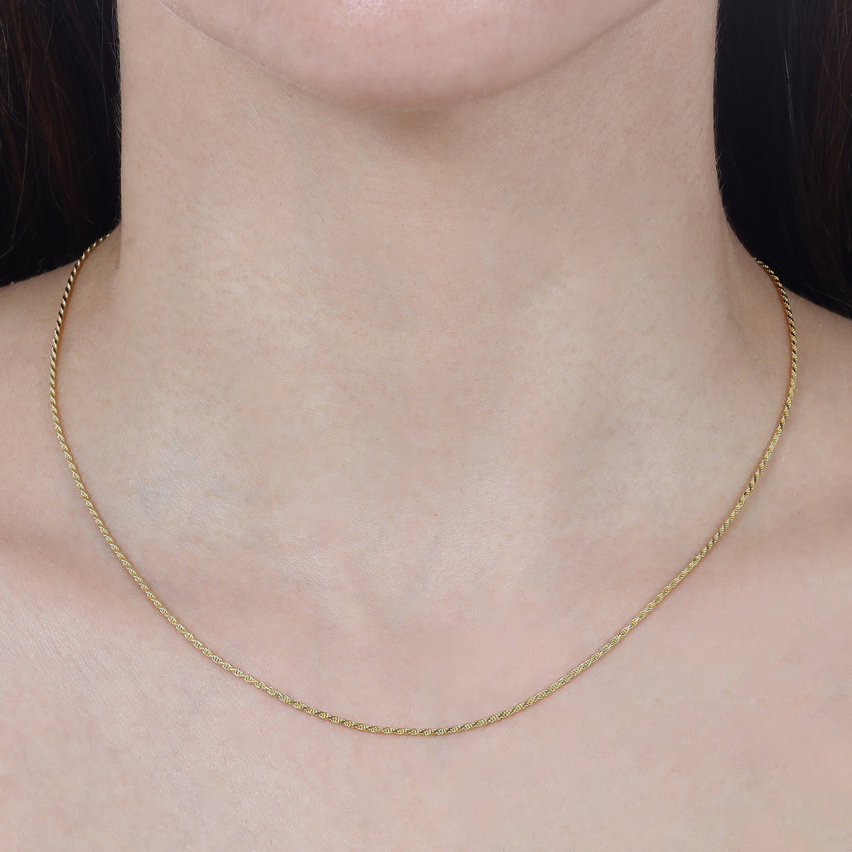 1.0MM Rope Chain (Solid Gold)