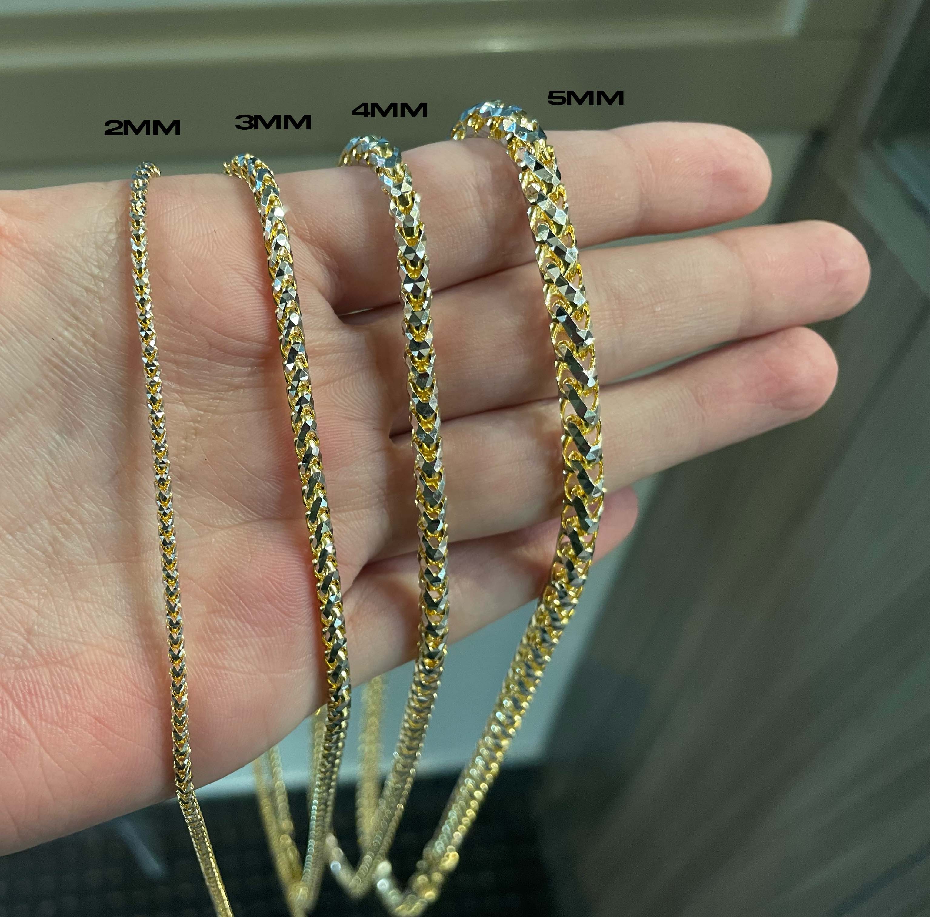 14K Saint Franco Chain Two-Tone - Saints Gold Co.