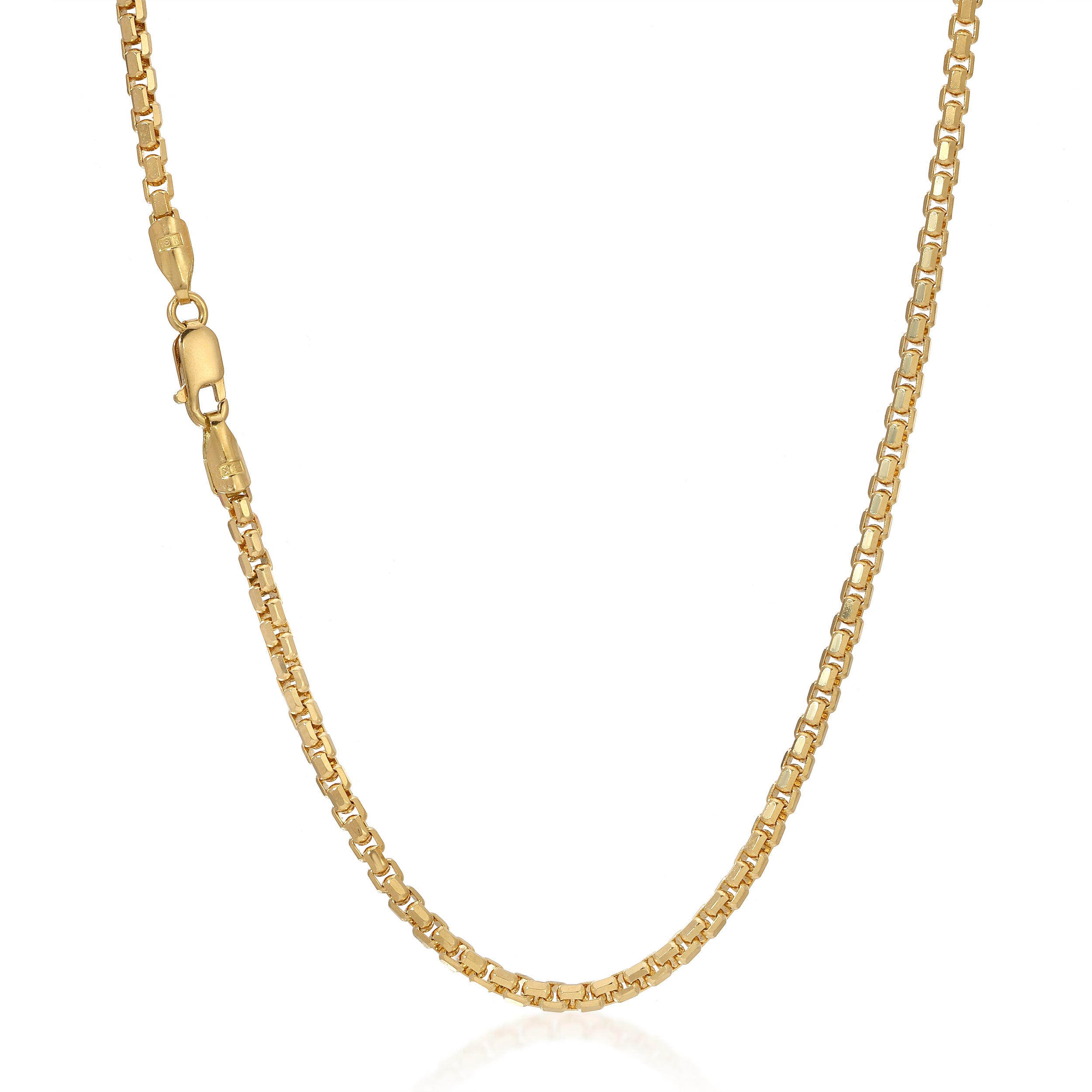 2.3MM Multi-Faceted Box Chain