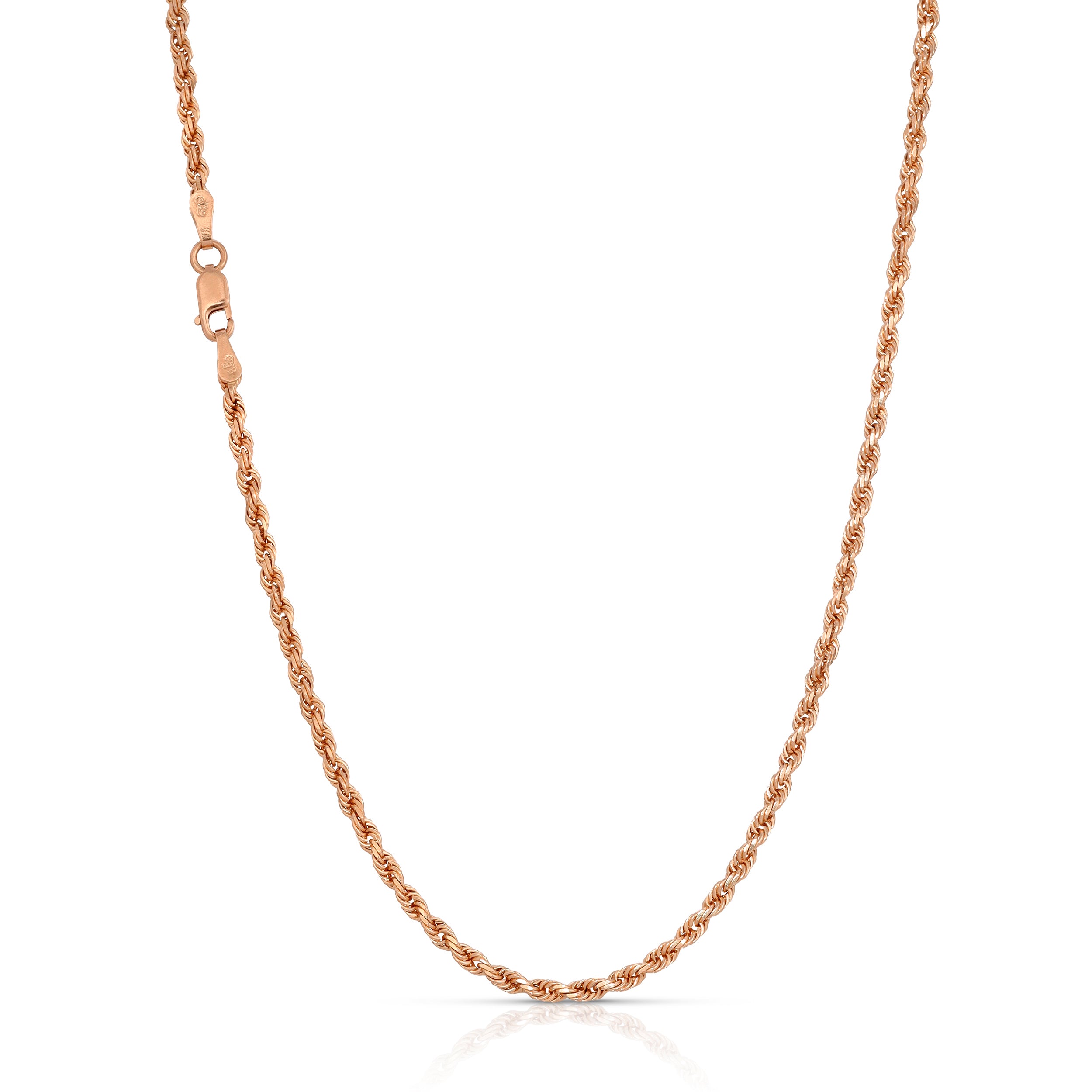 2.5MM Rope Chain (Diamond Cut) - Saints Gold Co.