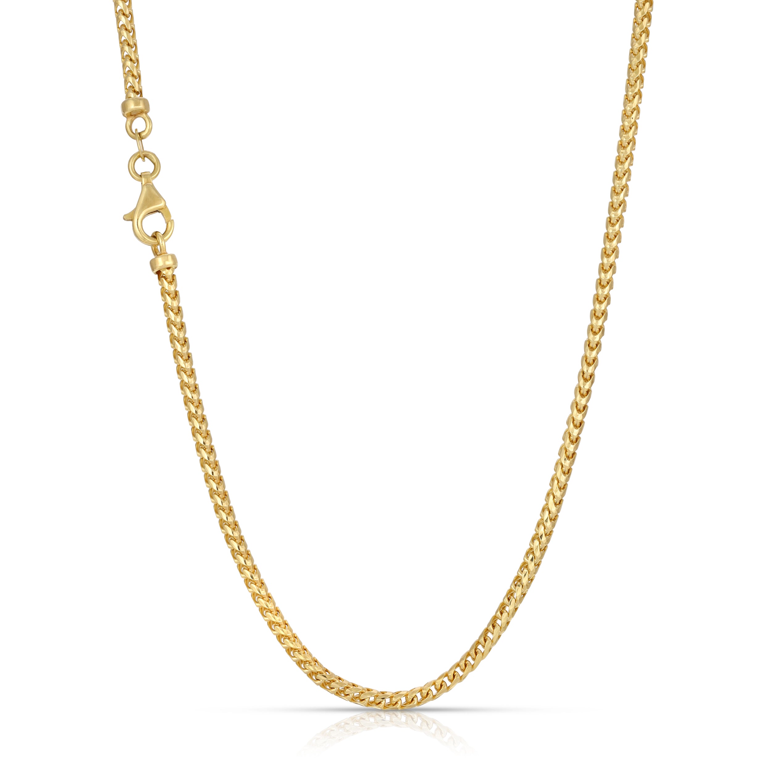 2.5MM Franco Chain (Diamond Cut) - Saints Gold Co.