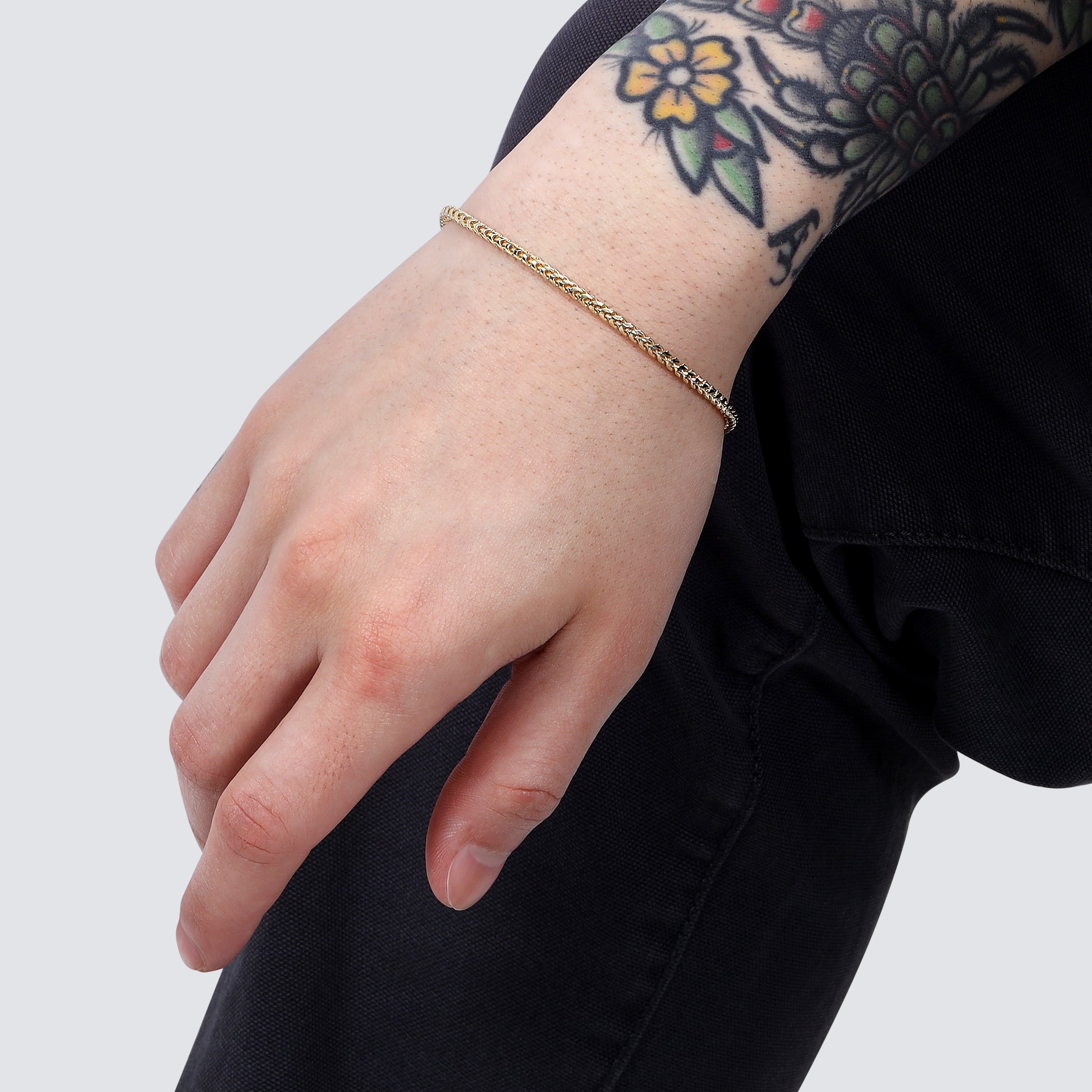 14K Franco Bracelet (Diamond Cut)