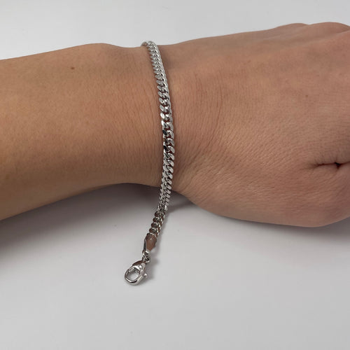 4.0MM Miami Cuban Bracelet (Platinum 950)