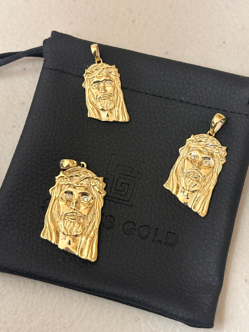 Saints Gold Jesus Piece