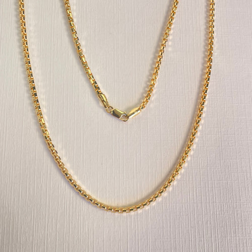 2.0MM Multi-Faceted Box Chain
