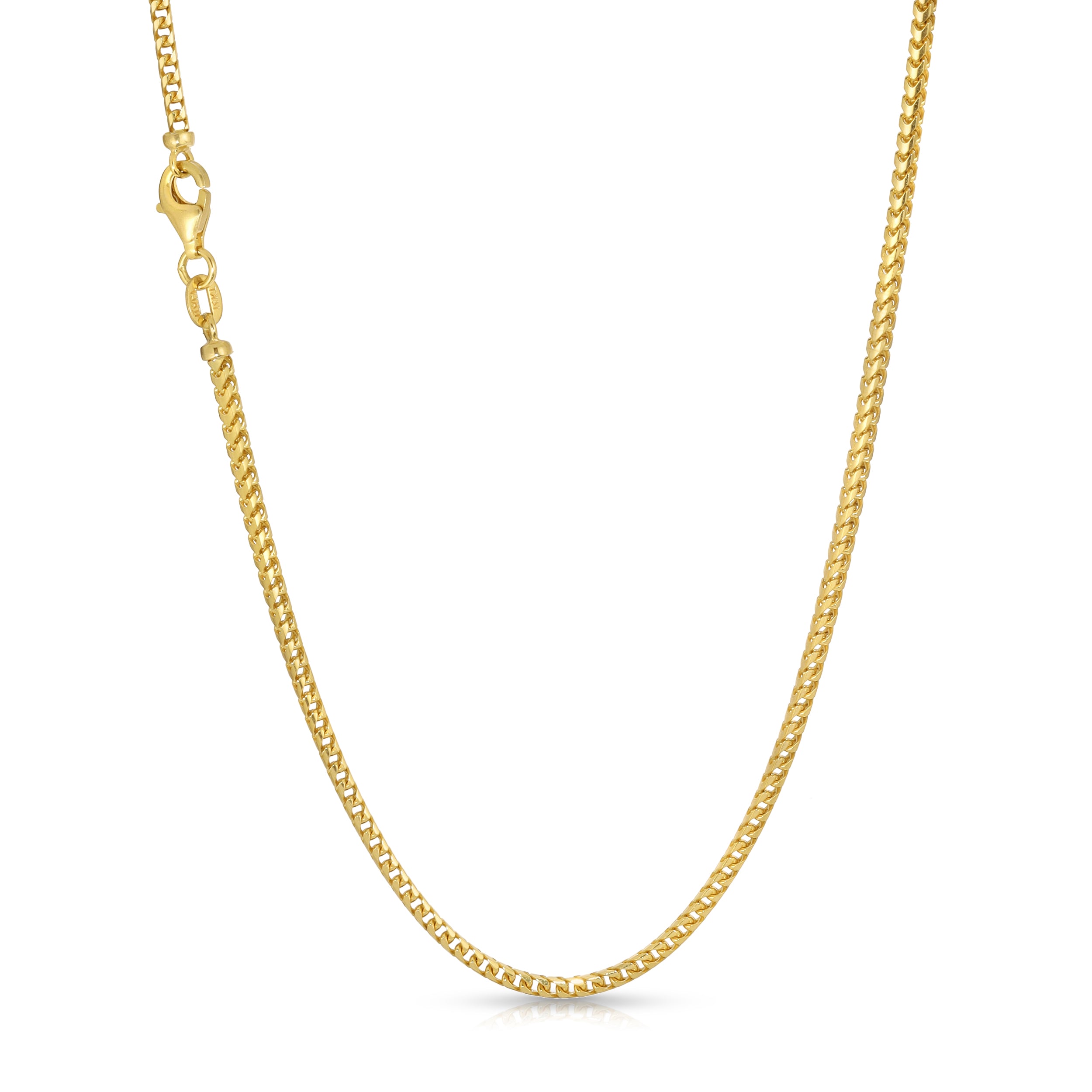 2.0MM Plain Franco Chain (Solid Gold)
